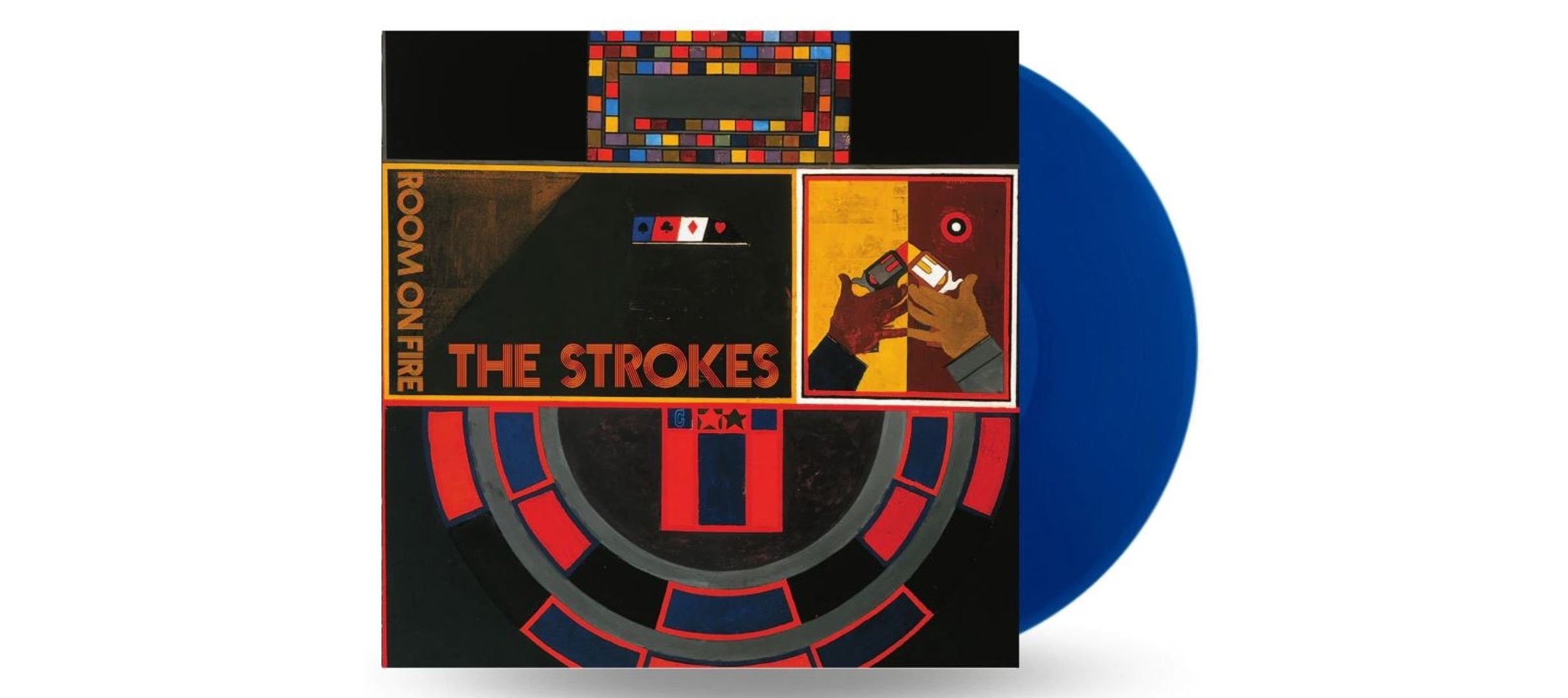 The Strokes – Room On Fire (Limited Edition) (Blue Vinyl) — barcode 0196588016813