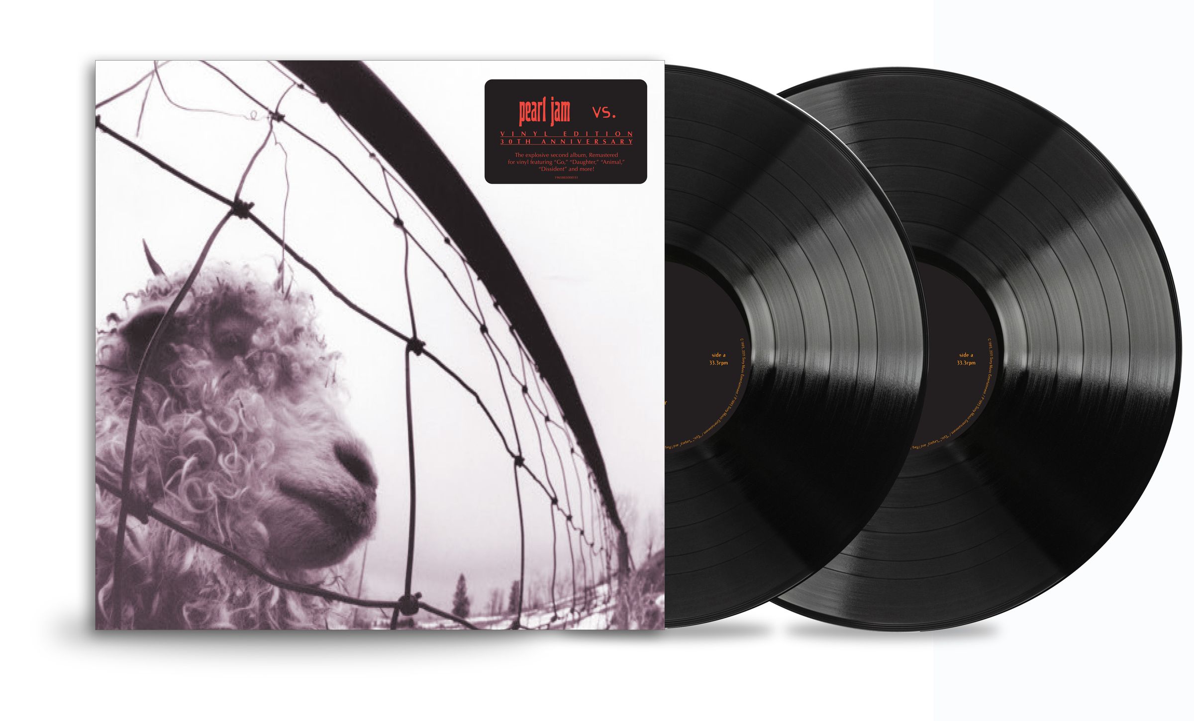 Pearl Jam – Vs. (30th Anniversary) (remastered) (180g) — barcode 0196588300516