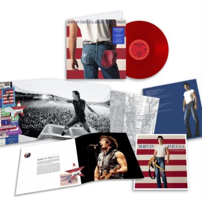 Bruce Springsteen – Born In The U.S.A. (40th Anniversary) (Translucent Red Vinyl) — barcode 0196588751615