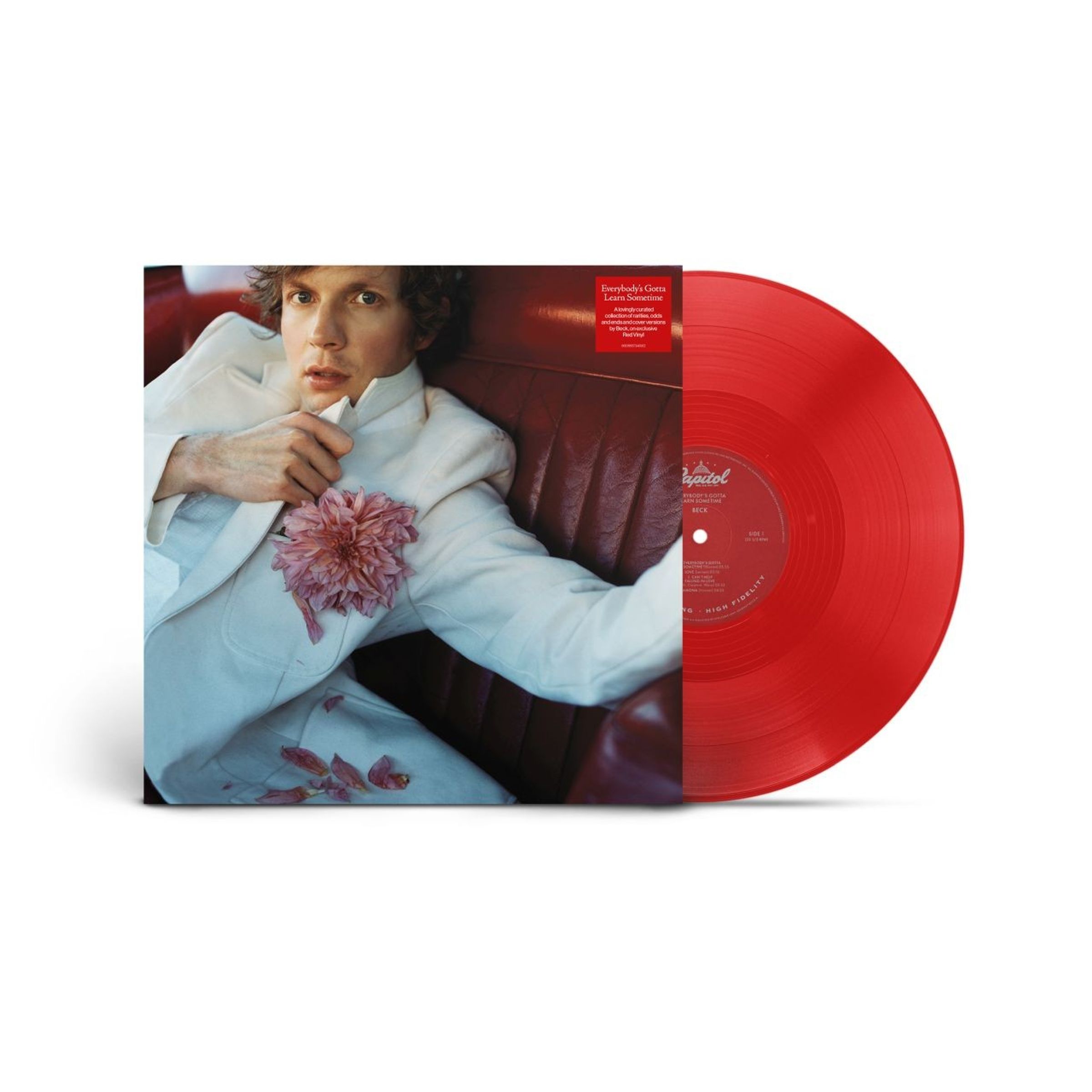 Beck – Everybody's Gotta Learn Sometime (Limited Edition) (Red Vinyl) — barcode 0199957140102
