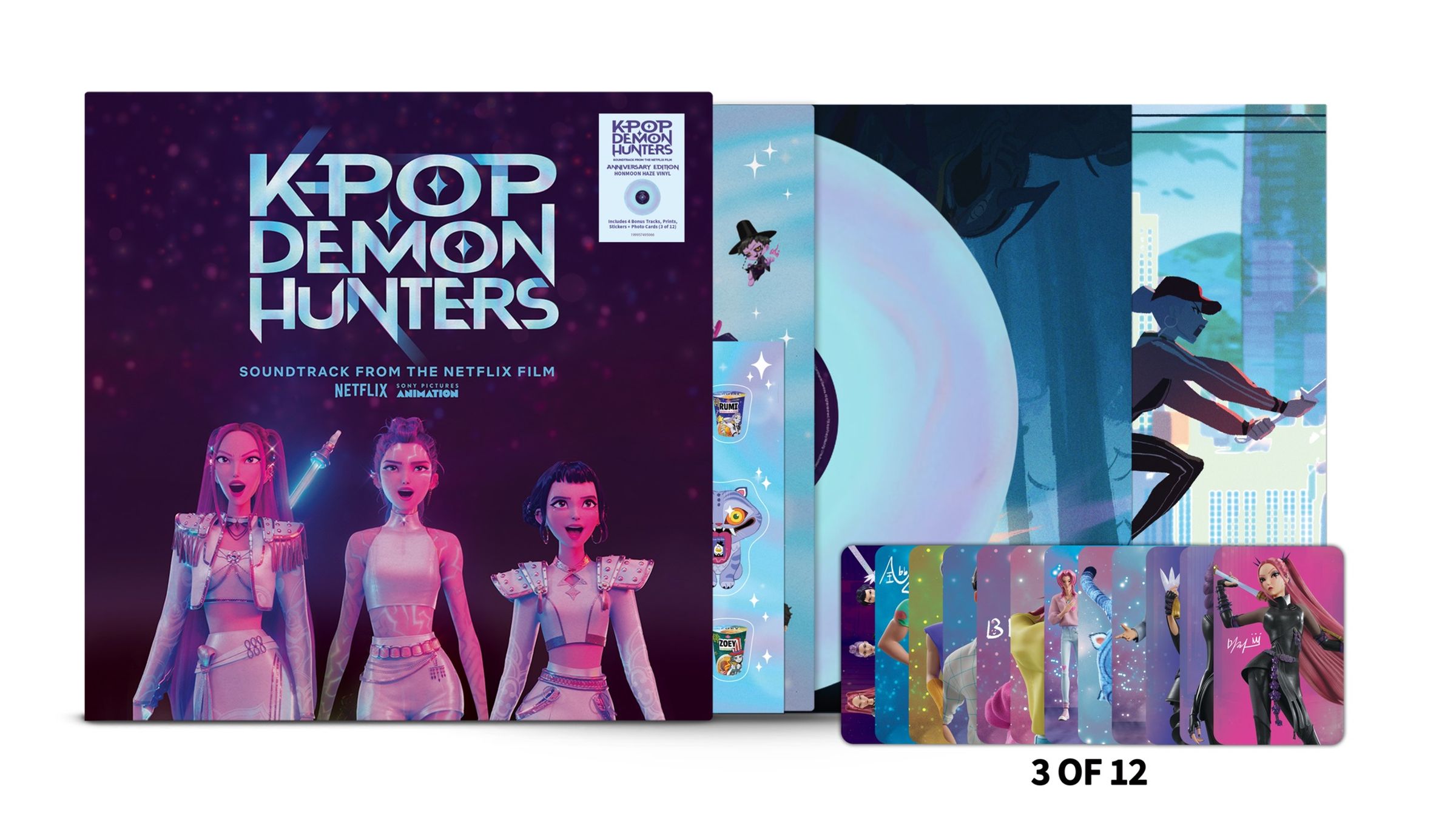 – KPop Demon Hunters (1st Anniversary) (Soundtrack From The Netflix Film) (Honmoon Haze Vinyl) — barcode 0199957495066