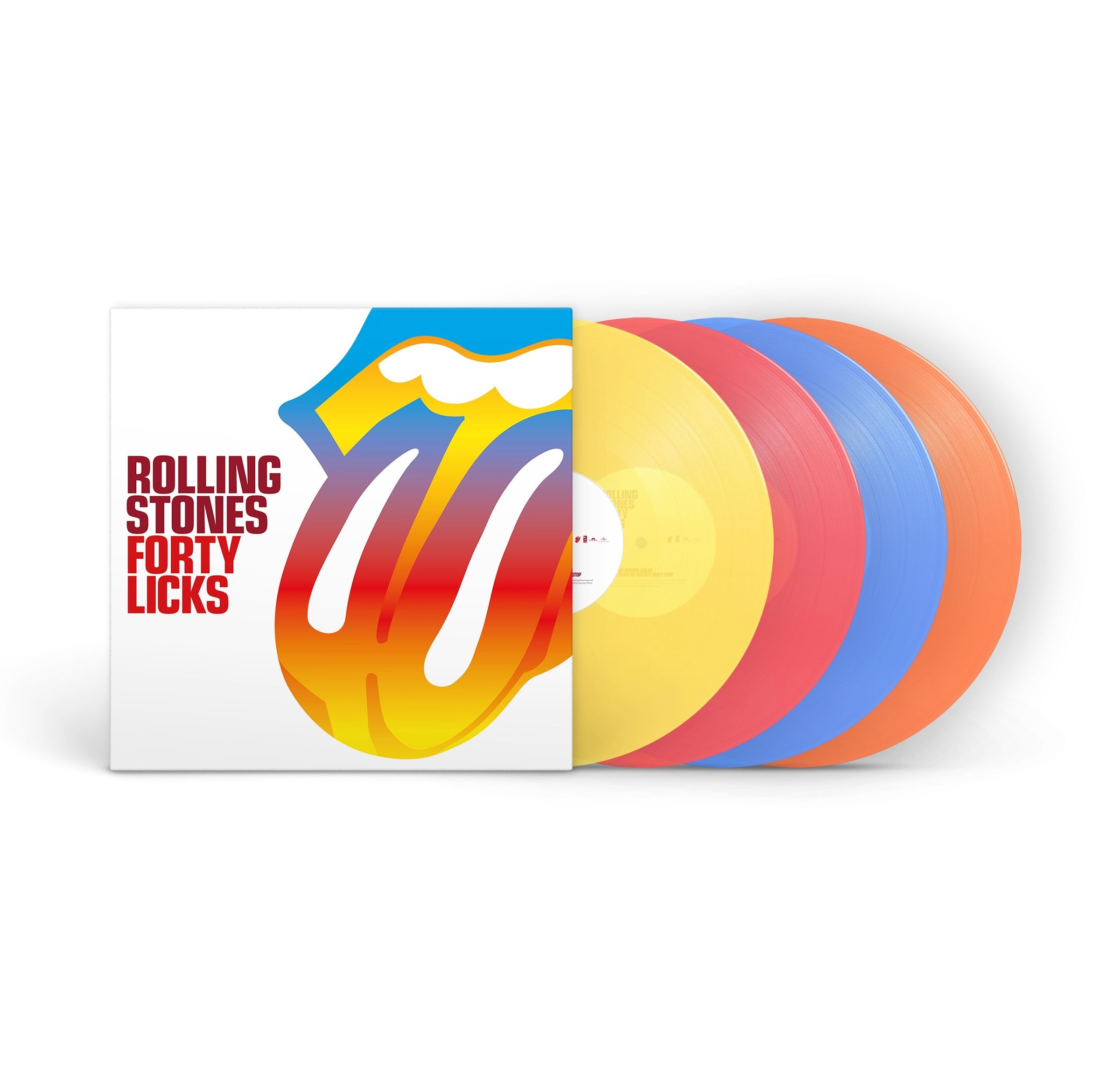 The Rolling Stones – Forty Licks (180g) (Limited Edition) (Colored Vinyl) — barcode 0199957681025