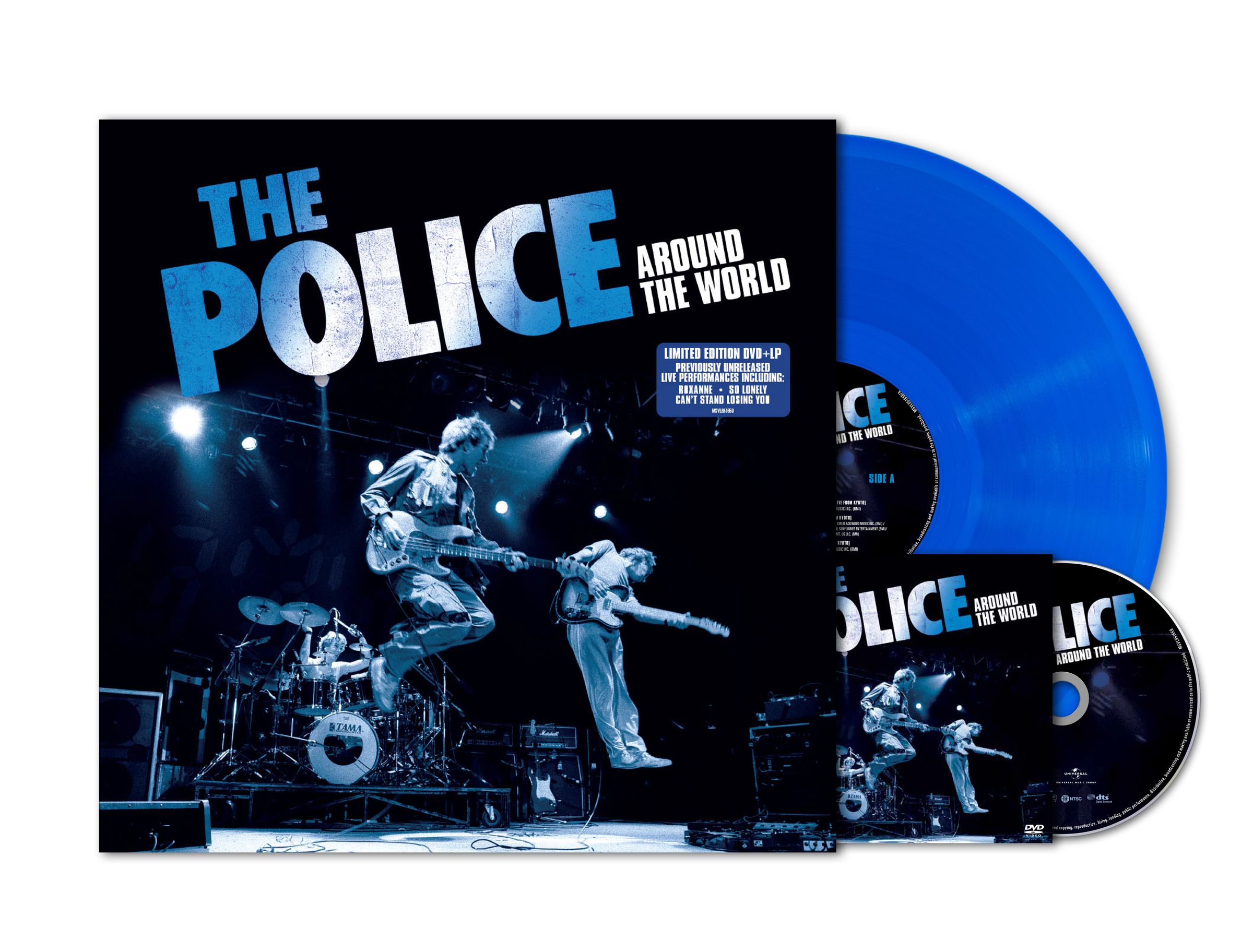 The Police – Around The World (180g) (Transparent Blue Vinyl) — barcode 0602438466429