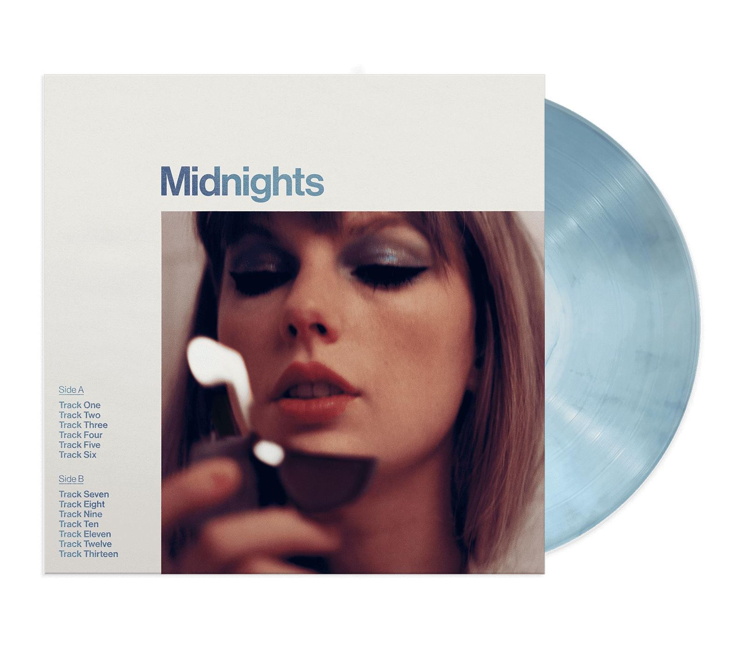 Taylor Swift – Midnights (Limited Special Edition) (Moonstone Blue Marbled Vinyl) — barcode 0602445789825