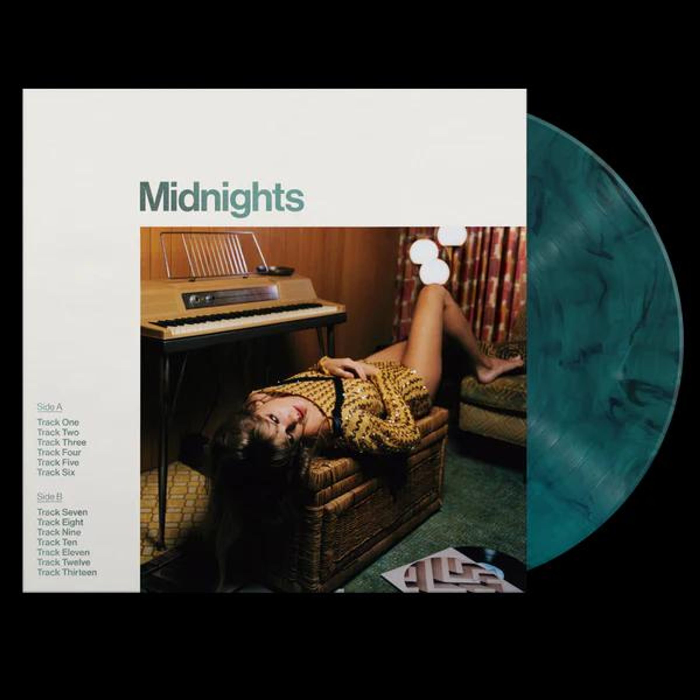 Taylor Swift – Midnights (Limited Special Edition) (Jade Green Marbled Vinyl) — barcode 0602445790050