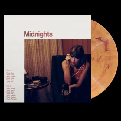 Taylor Swift – Midnights (Limited Special Edition) (Blood Moon Marbled Vinyl) — barcode 0602445790067
