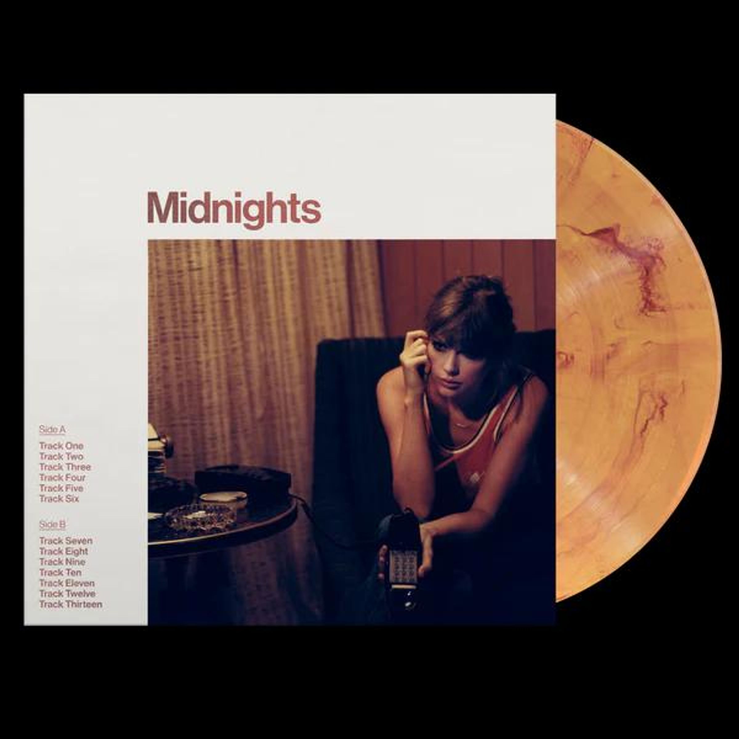 Taylor Swift – Midnights (Limited Special Edition) (Blood Moon Marbled Vinyl) — barcode 0602445790067
