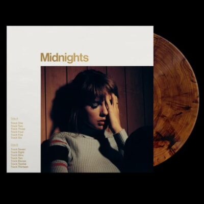 Taylor Swift – Midnights (Limited Special Edition) (Mahogany Marbled Vinyl) — barcode 0602445790074