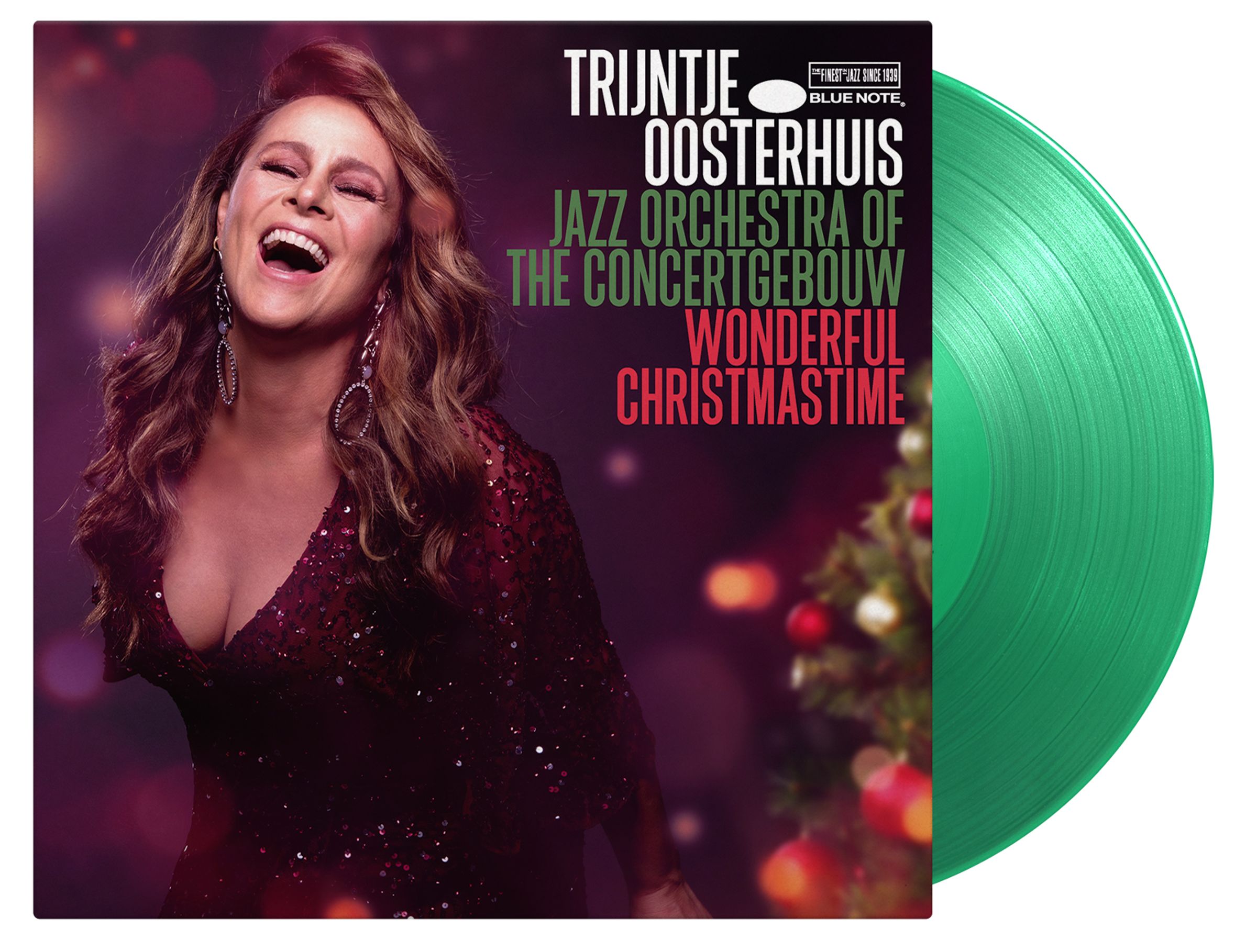 Trijntje Oosterhuis – Wonderful Christmastime (180g) (Limited Numbered Edition) (Translucent Green Vinyl) — barcode 0602448635501