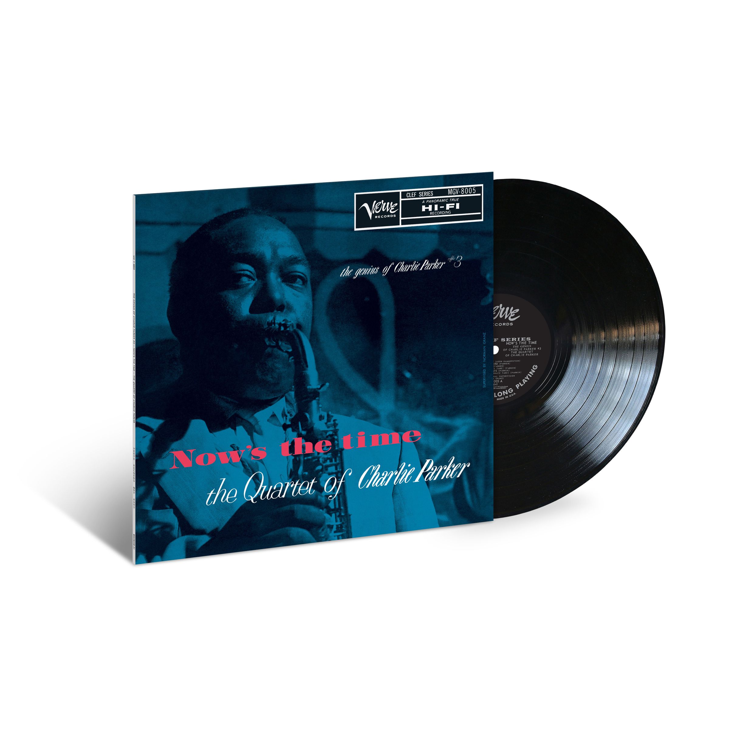 Charlie Parker – Now’s The Time: The Genius Of Charlie Parker Vol. 3 (180g) (Verve By Request) — barcode 0602455957153