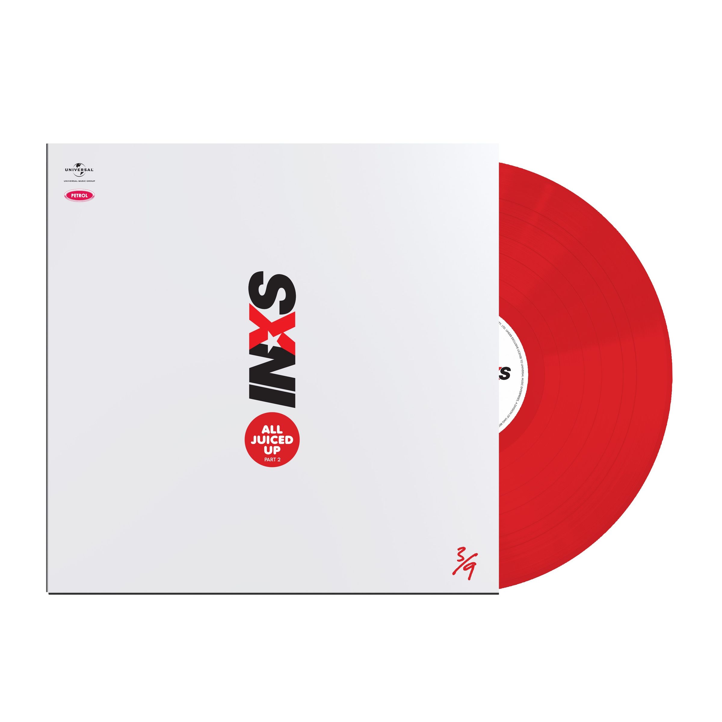INXS – All Juiced Up Vol. 3 (Part 2) (Limited Edition) (Red Vinyl) — barcode 0602458295436
