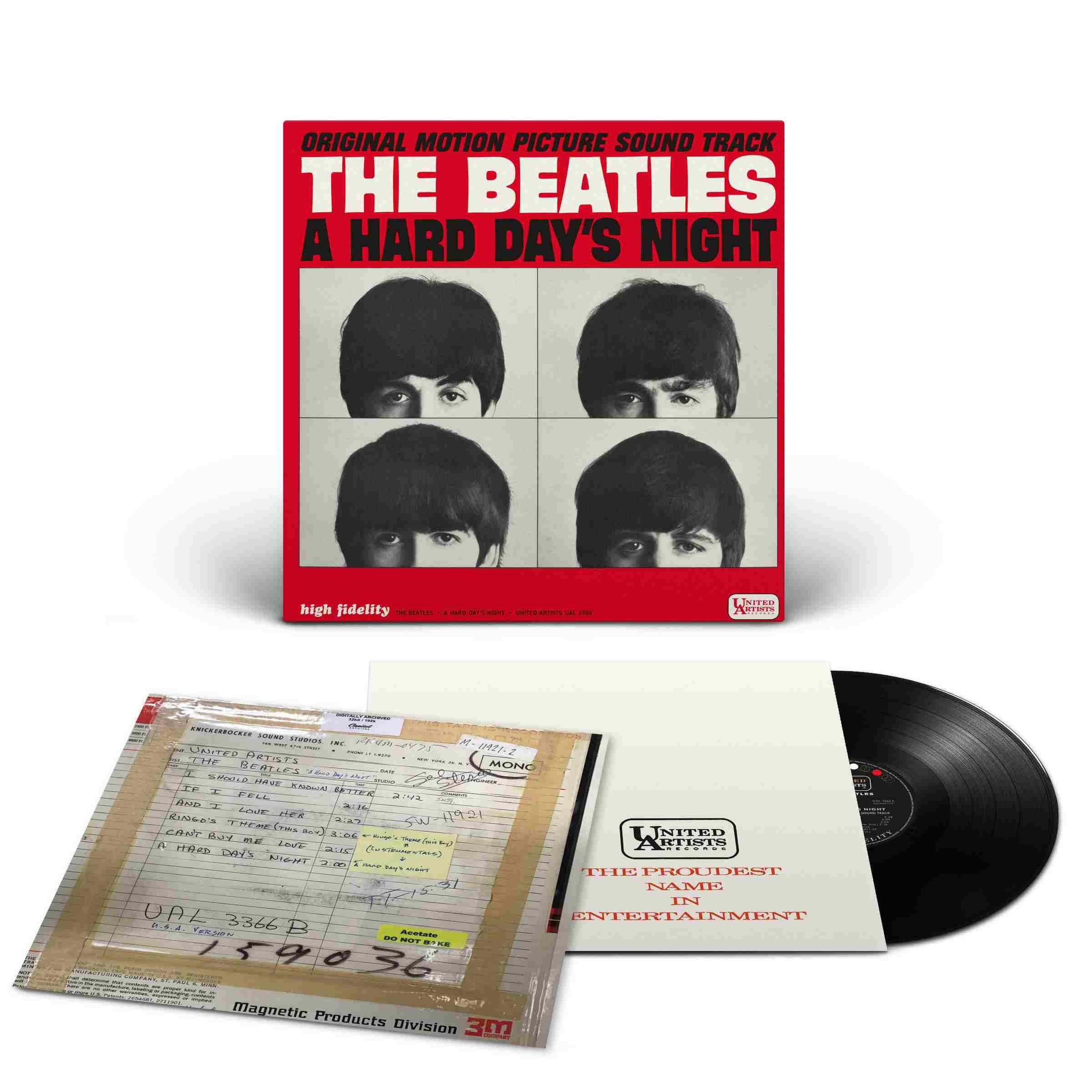 The Beatles – A Hard Day's Night (Original Motion Pictures Soundtrack) (US Version) (180g) (mono) — barcode 0602468019770