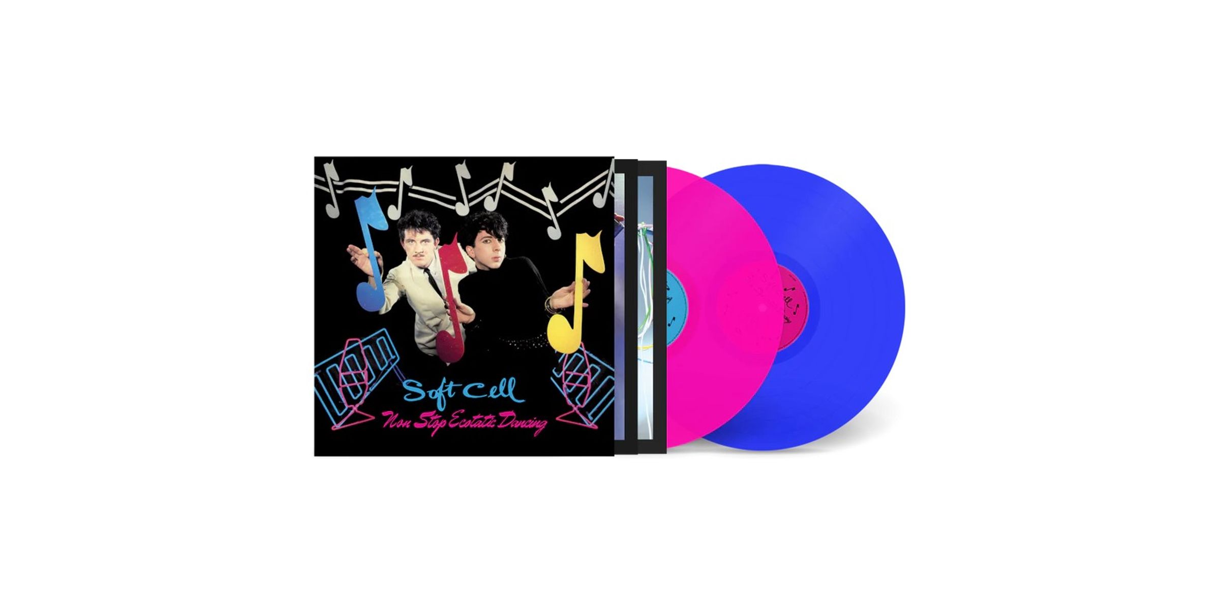 Soft Cell – Non Stop Ecstatic Dancing (remastered) (Expanded Deluxe Edition) (Pink & Blue Vinyl) — barcode 0602475653035