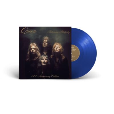 Queen – Bohemian Rhapsody / I'm In Love With My Car (50th Anniversary Edition) (180g) (Limited Edition) (Transparent Blue Vinyl) — barcode 0602475946366