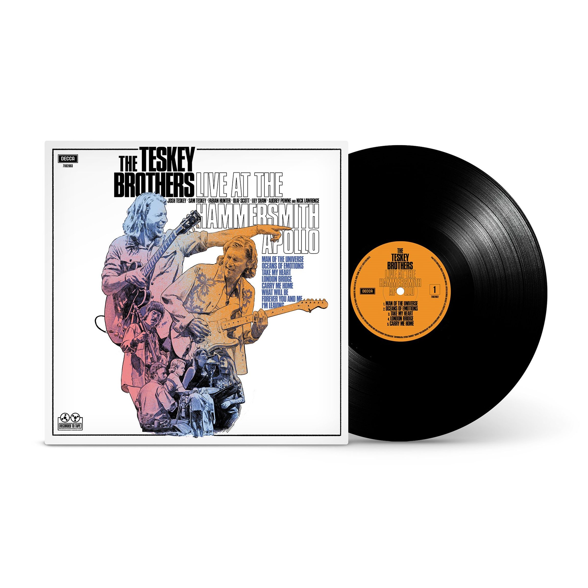 The Teskey Brothers – Live At The Hammersmith Apollo — barcode 0602478020032