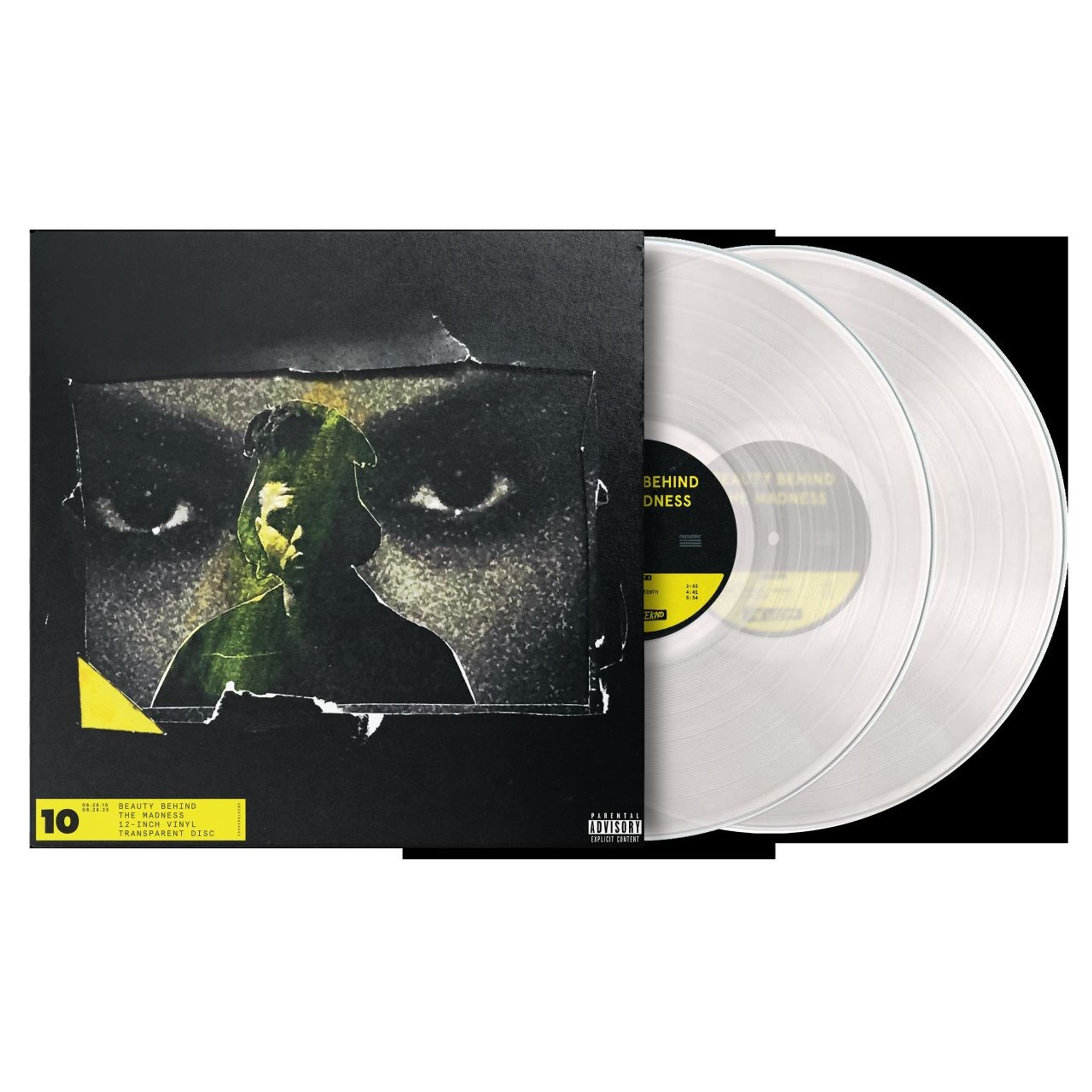 The Weeknd – Beauty Behind The Madness (10th Anniversary) (Ultra Clear Vinyl) — barcode 0602478464492