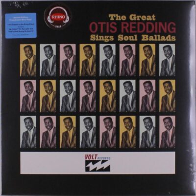 Otis Redding – The Great Otis Redding Sings Soul Ballads (Limtied Edition) (Translucent Blue Vinyl) — barcode 0603497837700