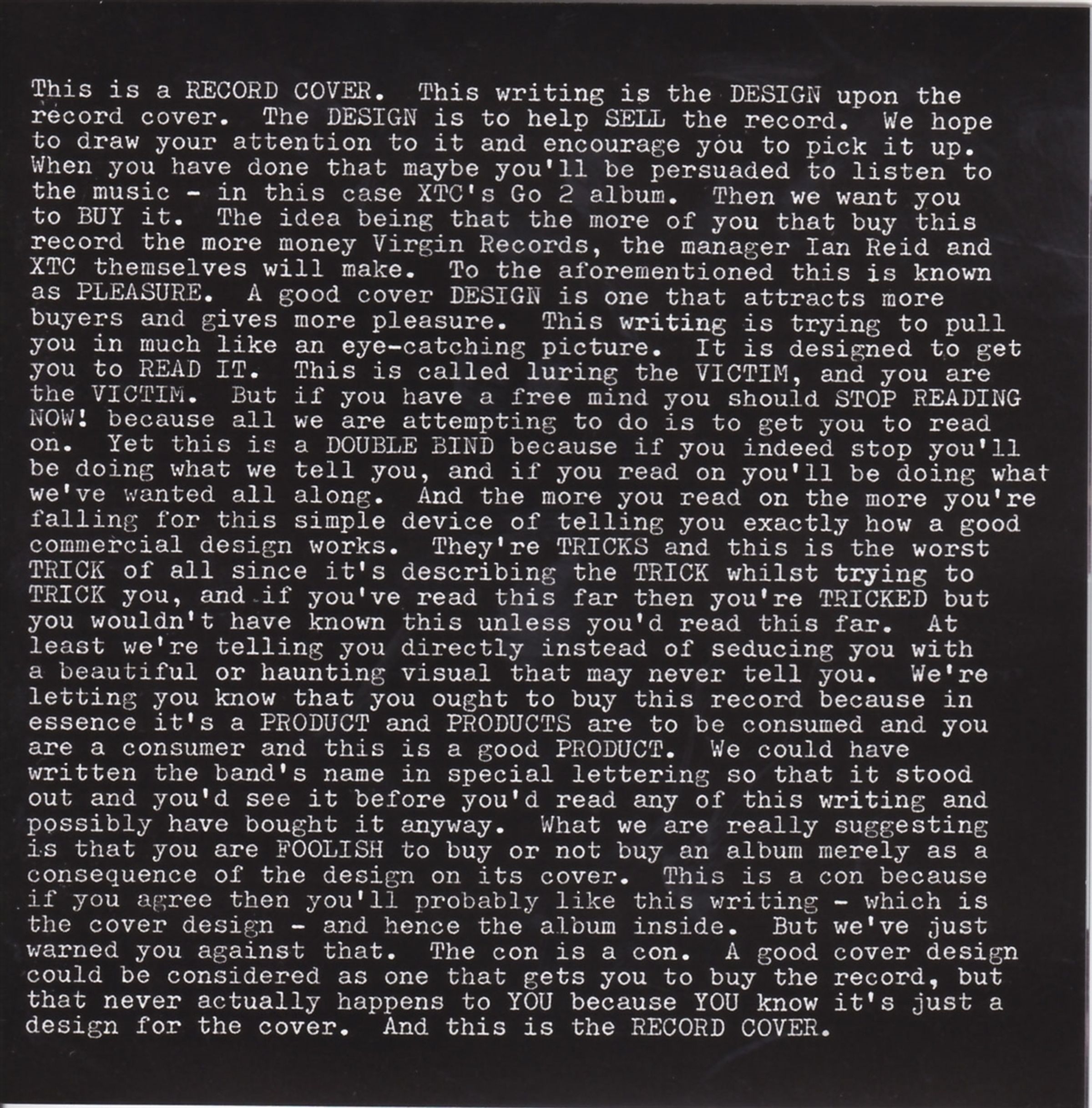 XTC – Go 2 — barcode 0633367781222