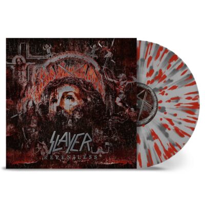 Slayer – Repentless (10th Anniversary) (180g) (Limited Edition) (Clear W/ Silver & Red Splatter Vinyl) — barcode 0727361567095