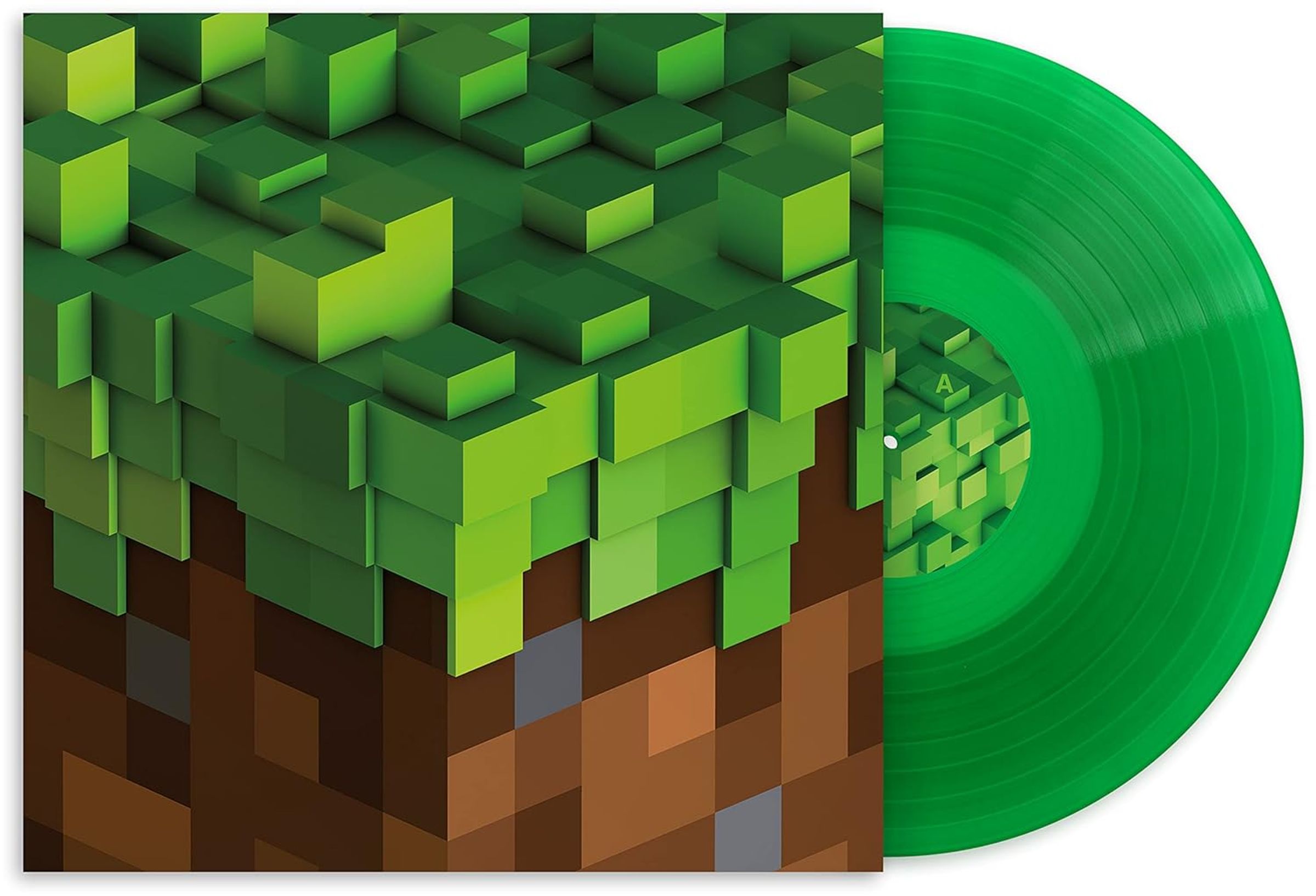 C418 – Minecraft Volume Alpha (Translucent Green Vinyl) — barcode 0804297824338