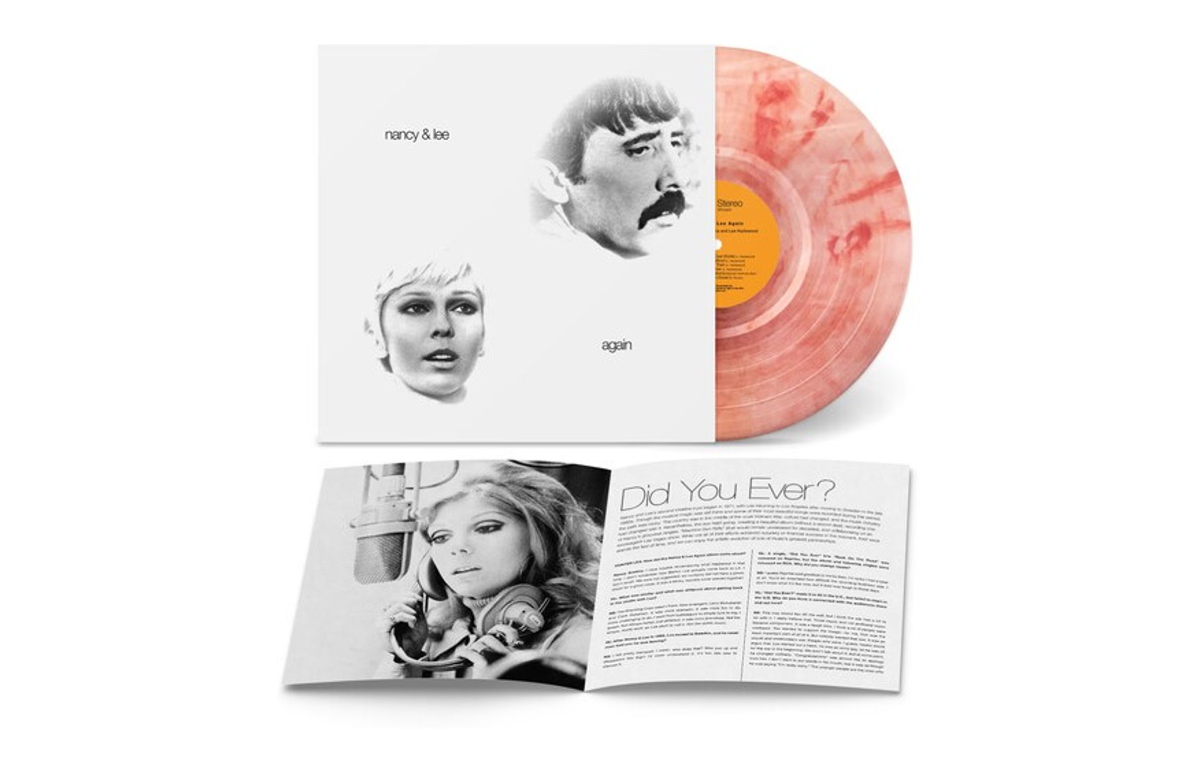 Nancy Sinatra & Lee Hazlewood – Nancy & Lee Again (Reissue) (Limited Edition) (Big Red Balloon Swirl Vinyl) — barcode 0826853119917