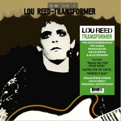 Lou Reed – Transformer (remastered) — barcode 0889853490318