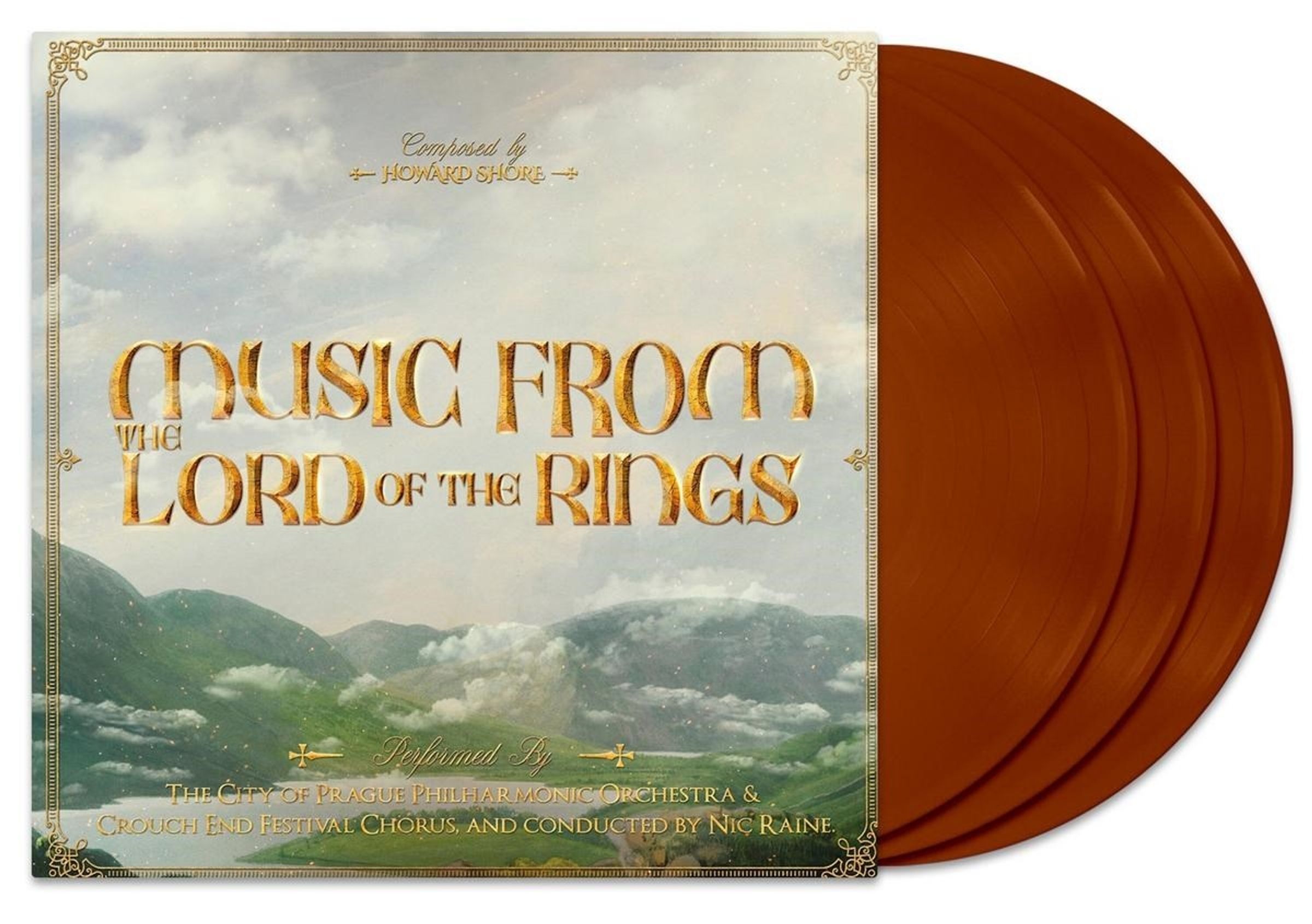 Howard Shore – Lord Of The Rings Trilogy (Brown Vinyl) — barcode 3760300318317