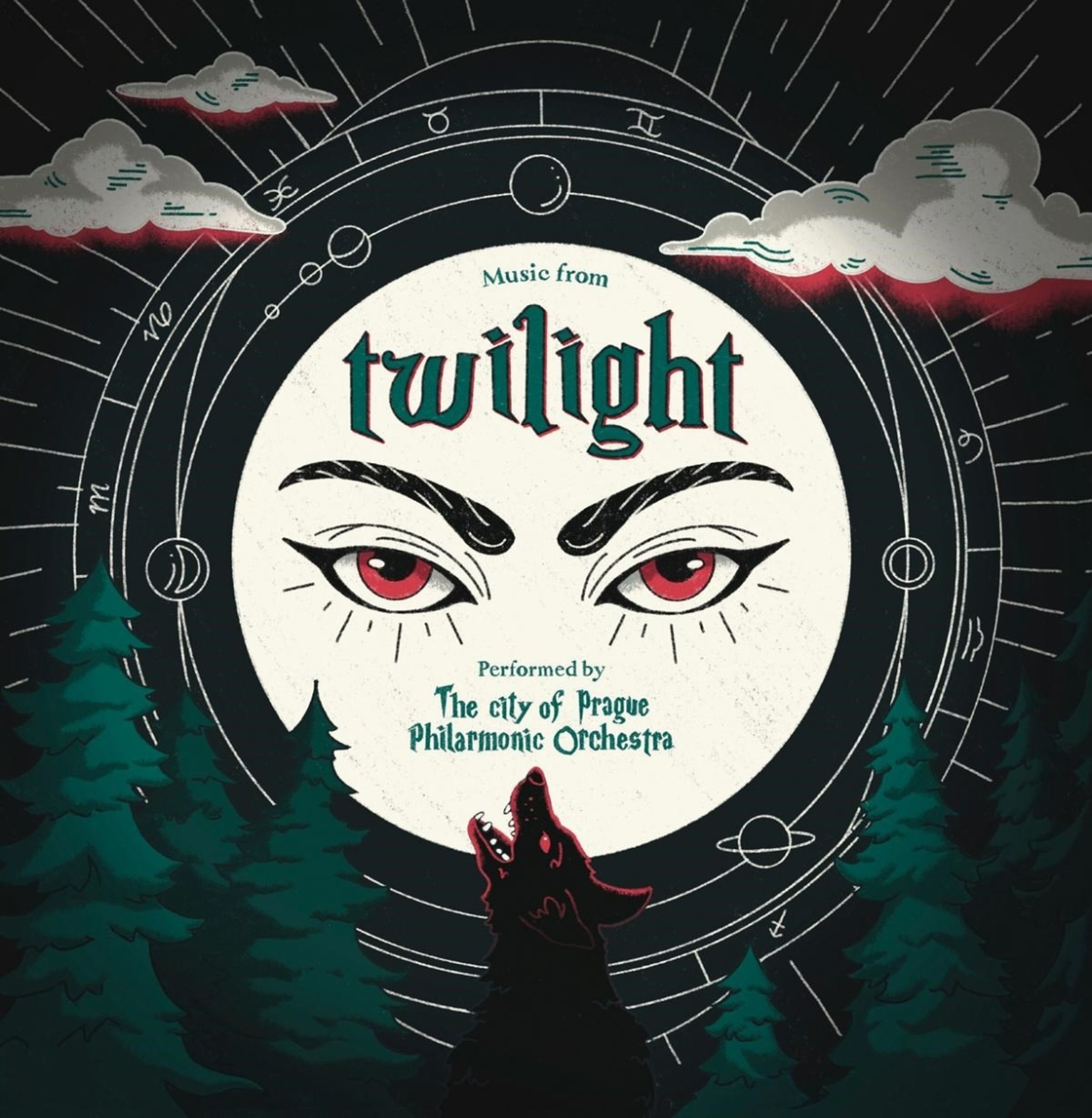 The City Of Prague Philharmonic Orchestra – Music From The Twilight Saga (Transparent Red Vinyl) — barcode 3760370263784