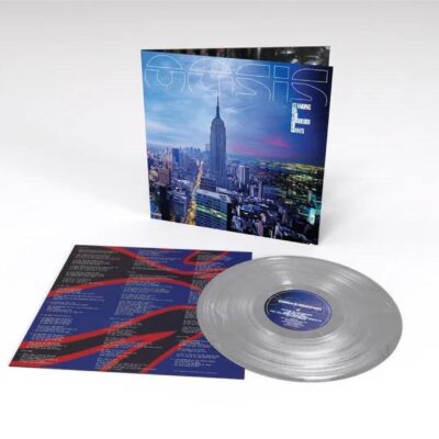Oasis – Standing On The Shoulder Of Giants (25th Anniversary) (Silver Vinyl) — barcode 5051961002058