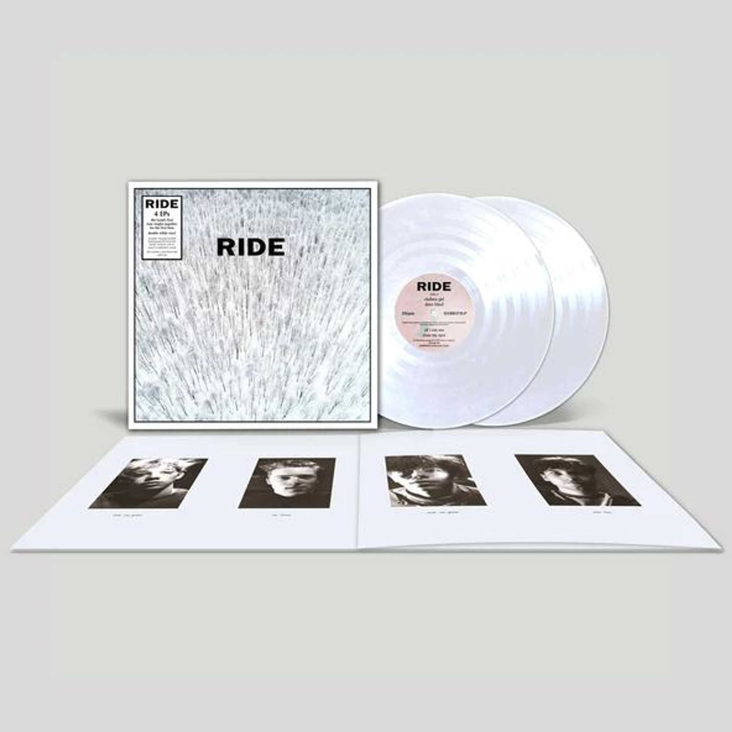 Ride – 4 EPs (White Vinyl) (Limited Edition) — barcode 5055036215749