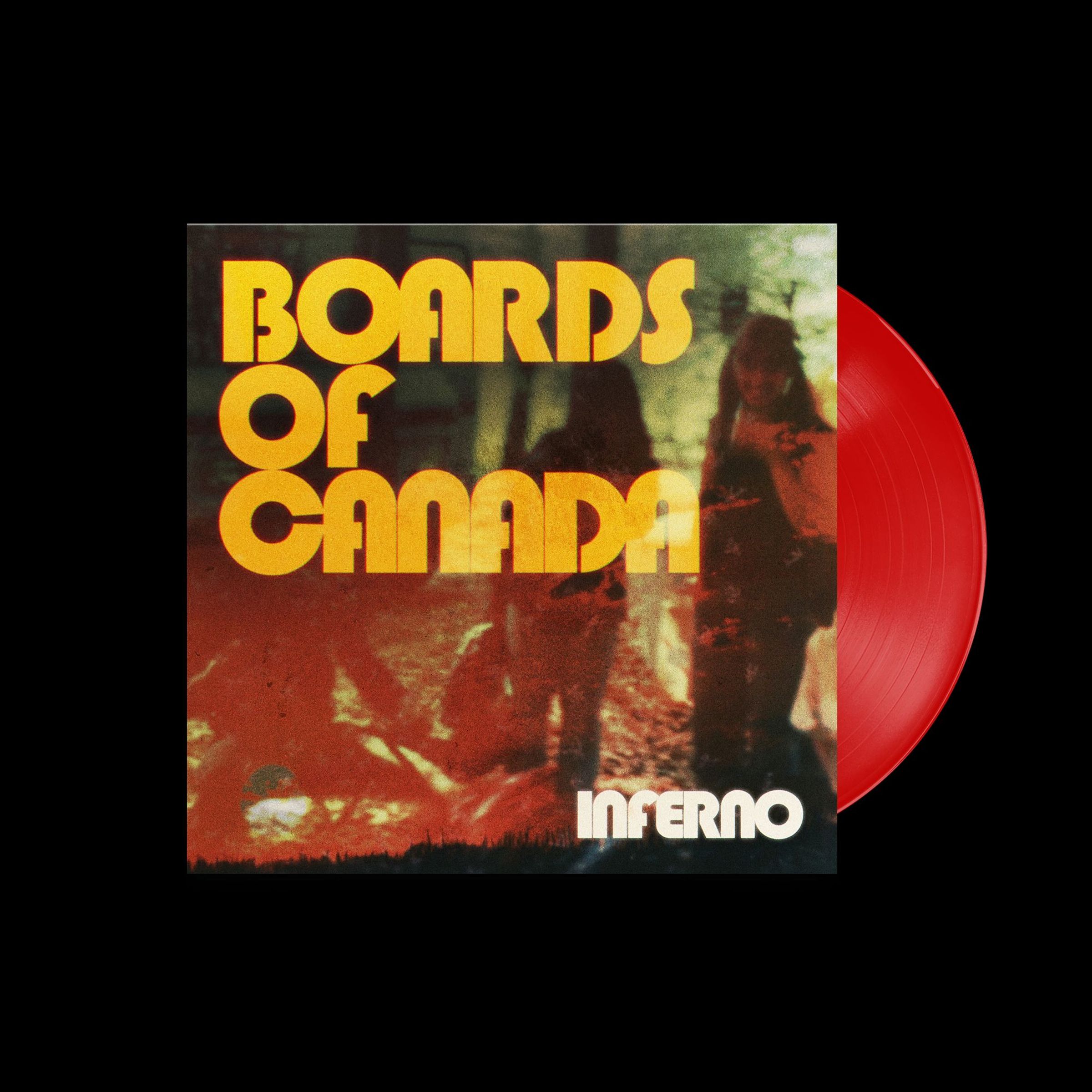 Boards Of Canada – Inferno (Limited Deluxe Edition) (Transparent Red Vinyl) — barcode 5056818807442