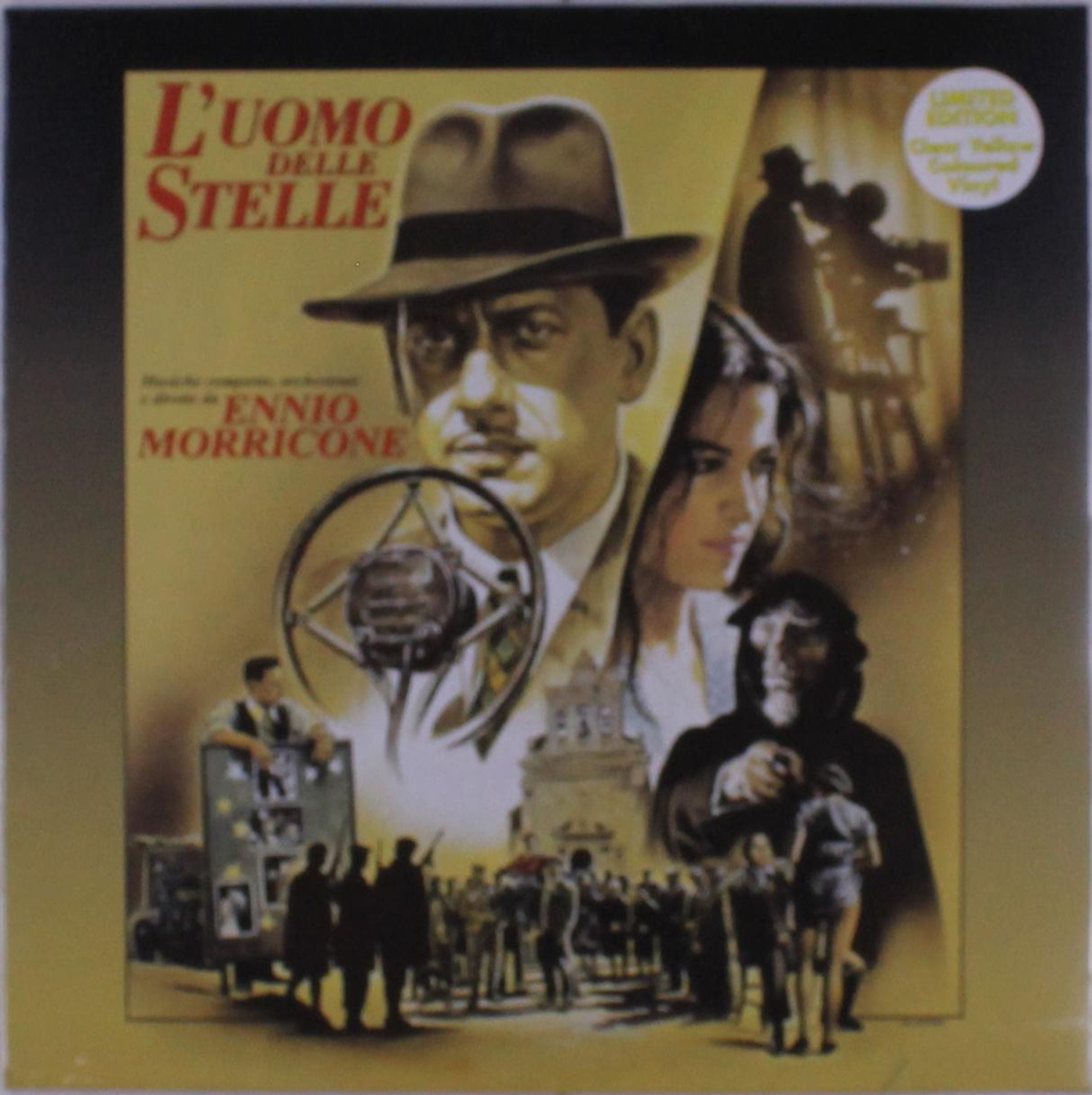Ennio Morricone – L'uomo Delle Stelle (Limited Edition) (Clear Yellow Vinyl) — barcode 8016158024449