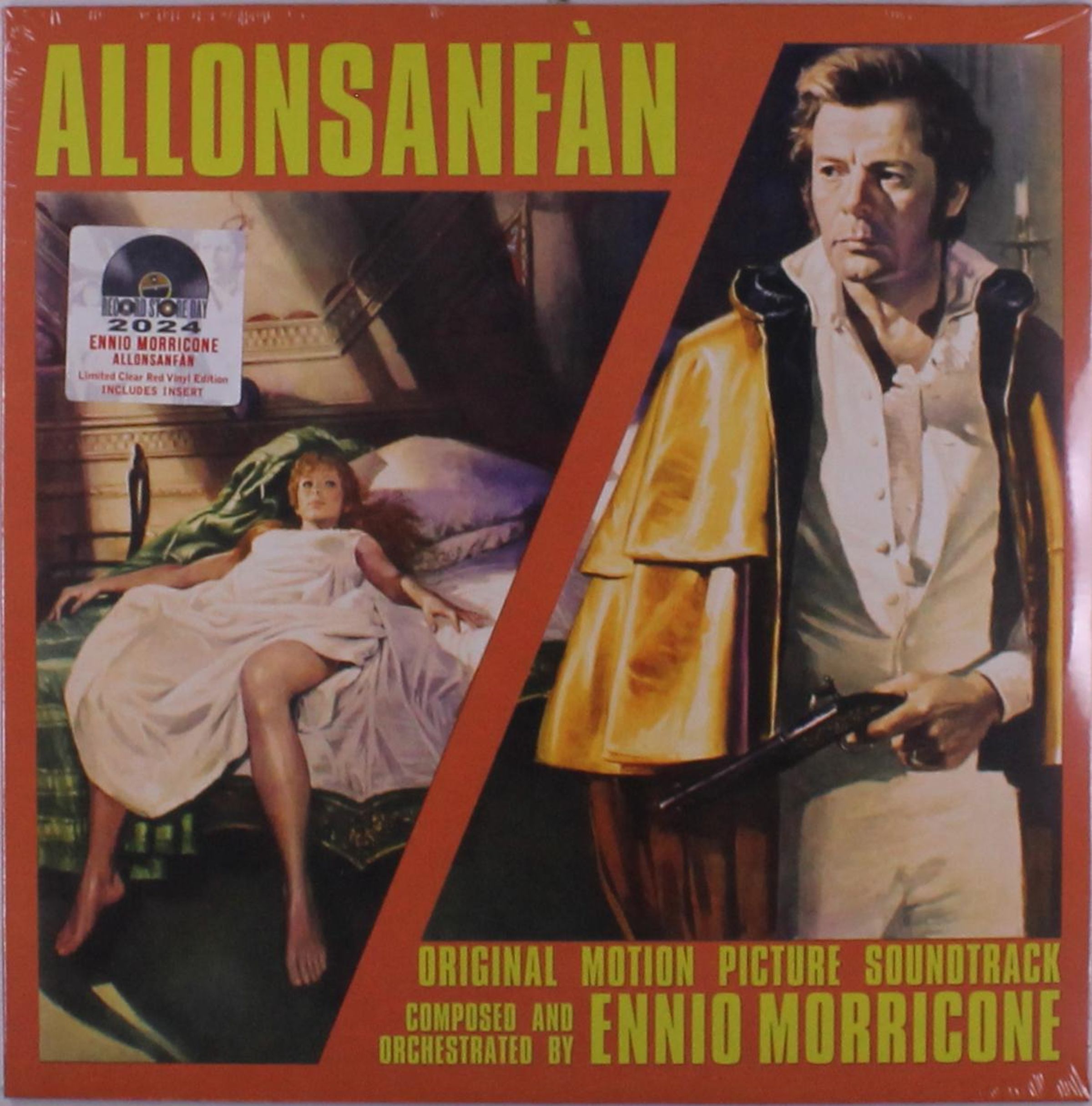 Ennio Morricone – Allonsanfàn (RSD 2024) (Limited Edition) (Clear Red Vinyl) — barcode 8016158025149