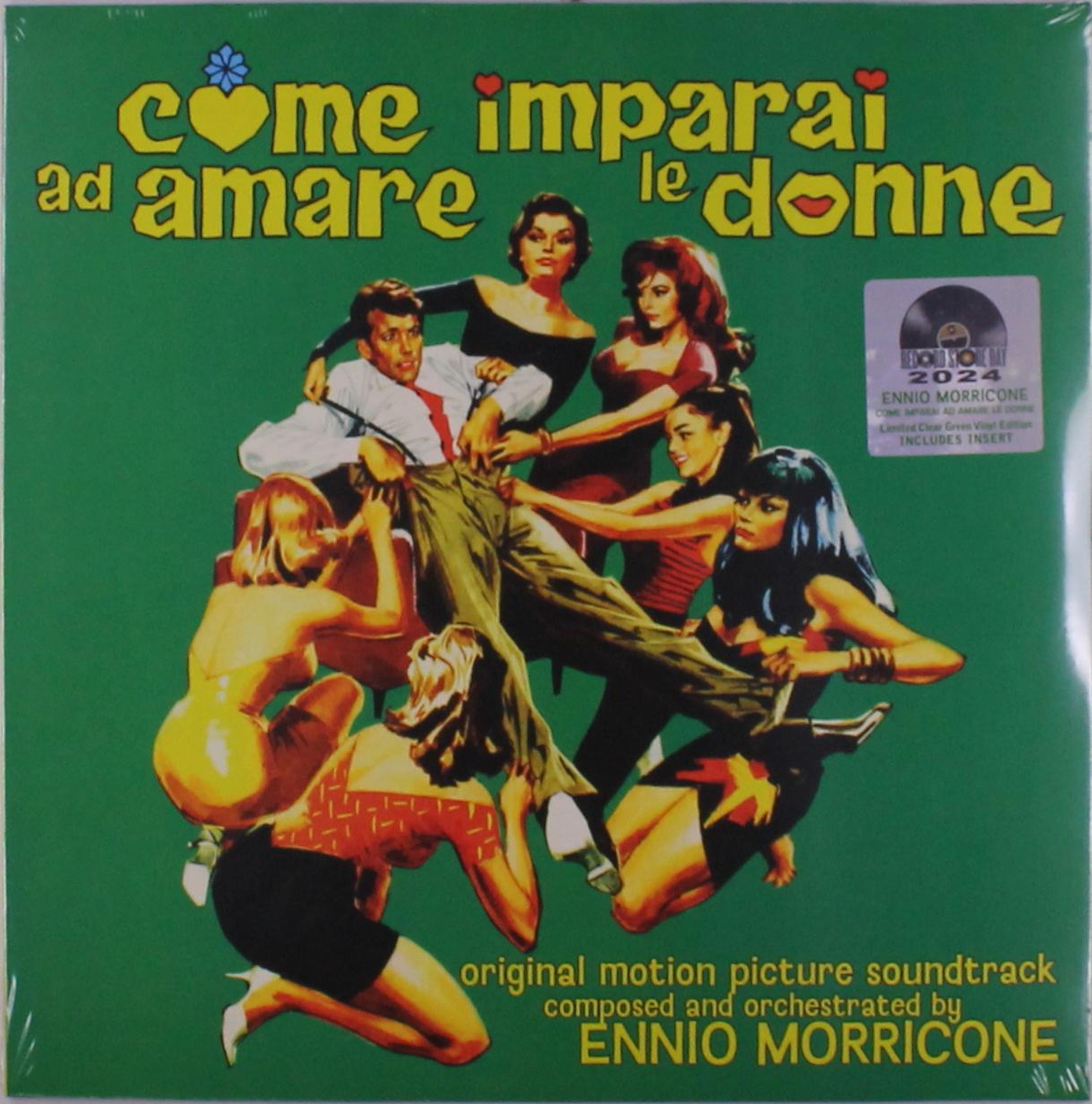 Ennio Morricone – Come Imparai Ad Amare Le Donne (RSD 2024) (Limited Edition) (Clear Green Vinyl) — barcode 8016158025347