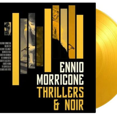 Ennio Morricone – Thrillers & Noir (Clear Yellow Vinyl) (+Insert) — barcode 8016158025743