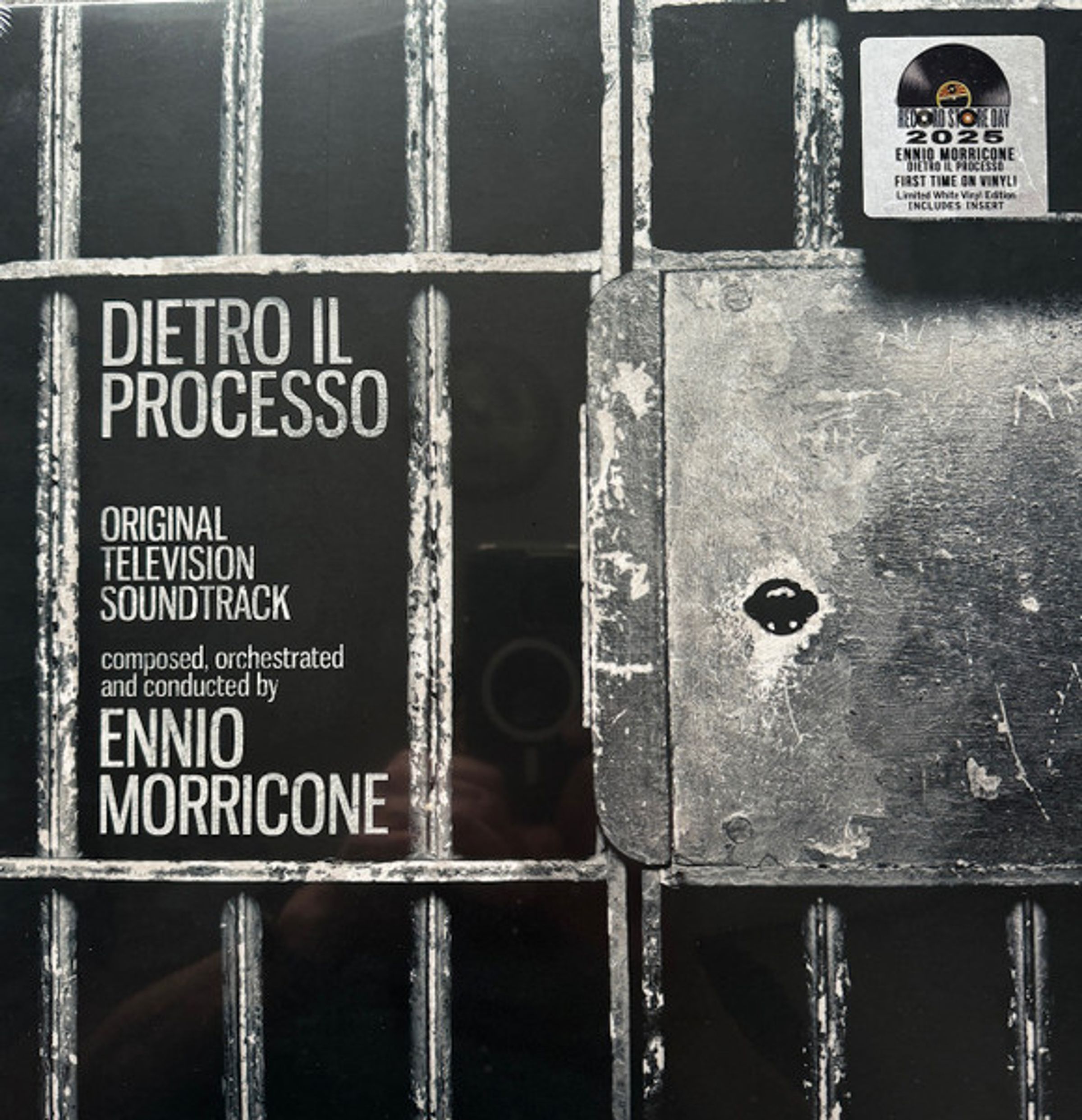 Ennio Morricone – Dietro Il Processo (O.S.T.) (Limited Edition) (White Vinyl) — barcode 8016158026344