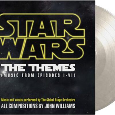 Global Stage Orchestra – Star Wars: The Themes (remastered) Music From Episodes I - VI) (Limited Edition) (Clear Smoke Vinyl) — barcode 8719039007455