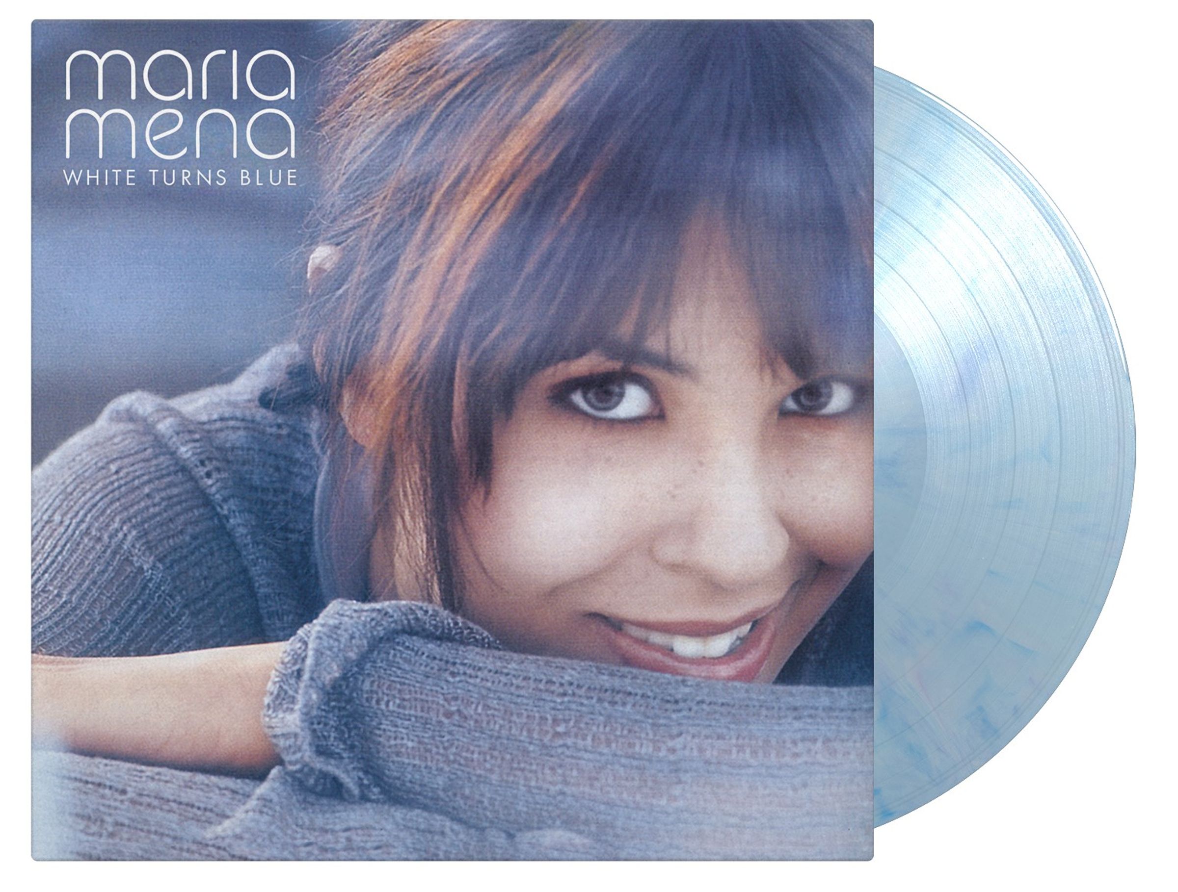 Maria Mena – White Turns Blue (180g) (Limited Numbered Edition) (Blue & White Marbled Vinyl) — barcode 8719262027237