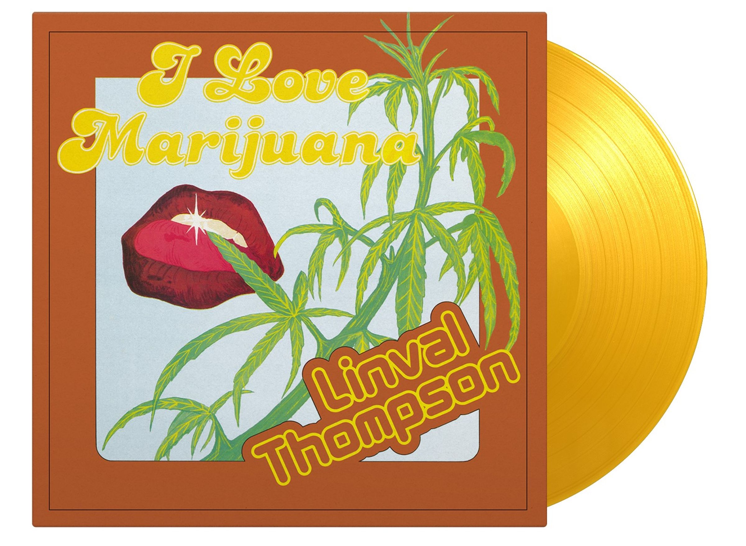 Linval Thompson – I Love Marijuana (180g) (Limited Numbered Edition) (Translucent Yellow Vinyl) — barcode 8719262029767