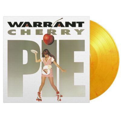 Warrant – Cherry Pie (180g) (Limited Numbered Edition) (Yellow Marbled Vinyl) — barcode 8719262033245