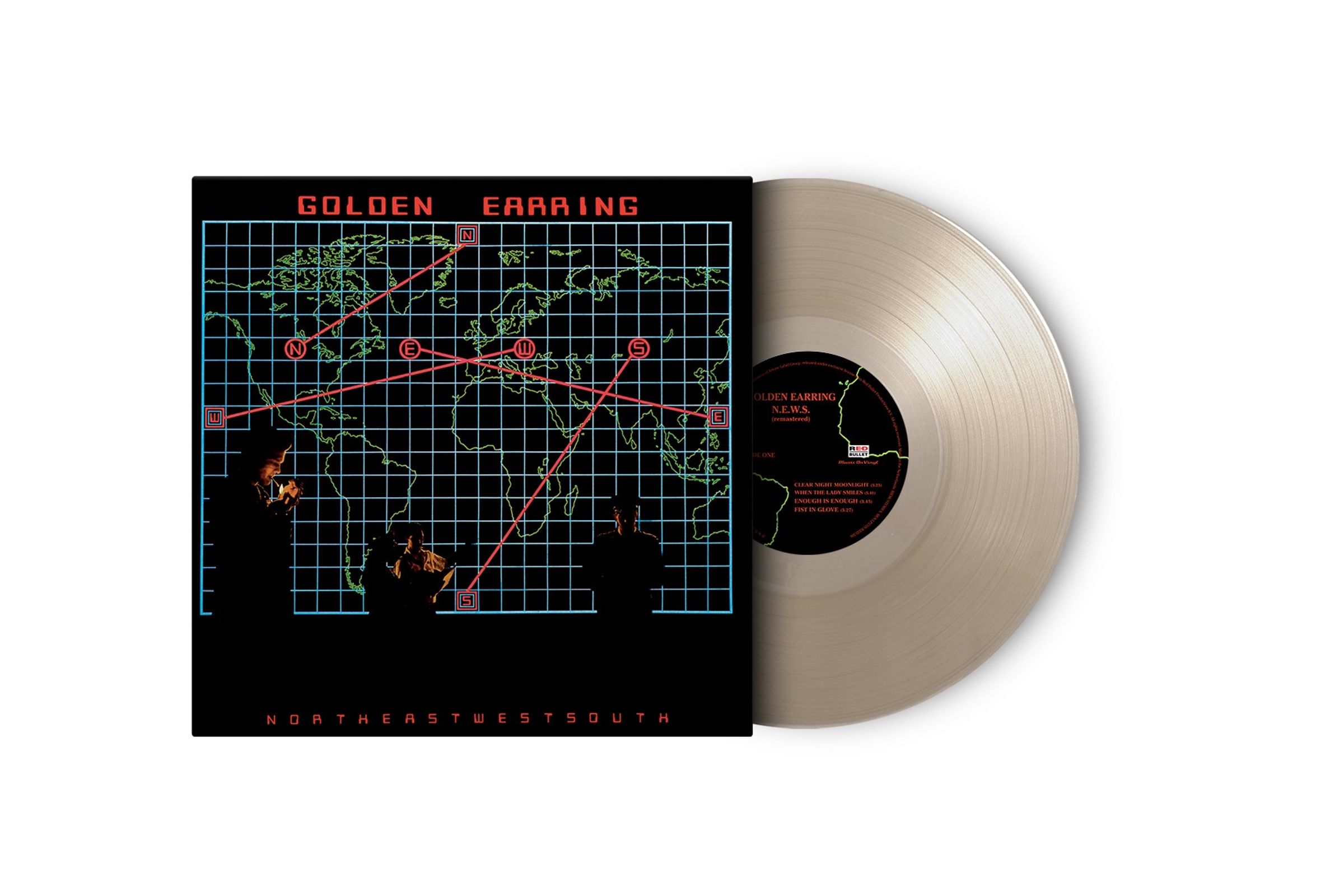 Golden Earring (The Golden Earrings) – N.E.W.S. (remastered) (180g) (Limited Numbered 40th Anniversary Edition) (Crystal Clear Vinyl) — barcode 8719262035454