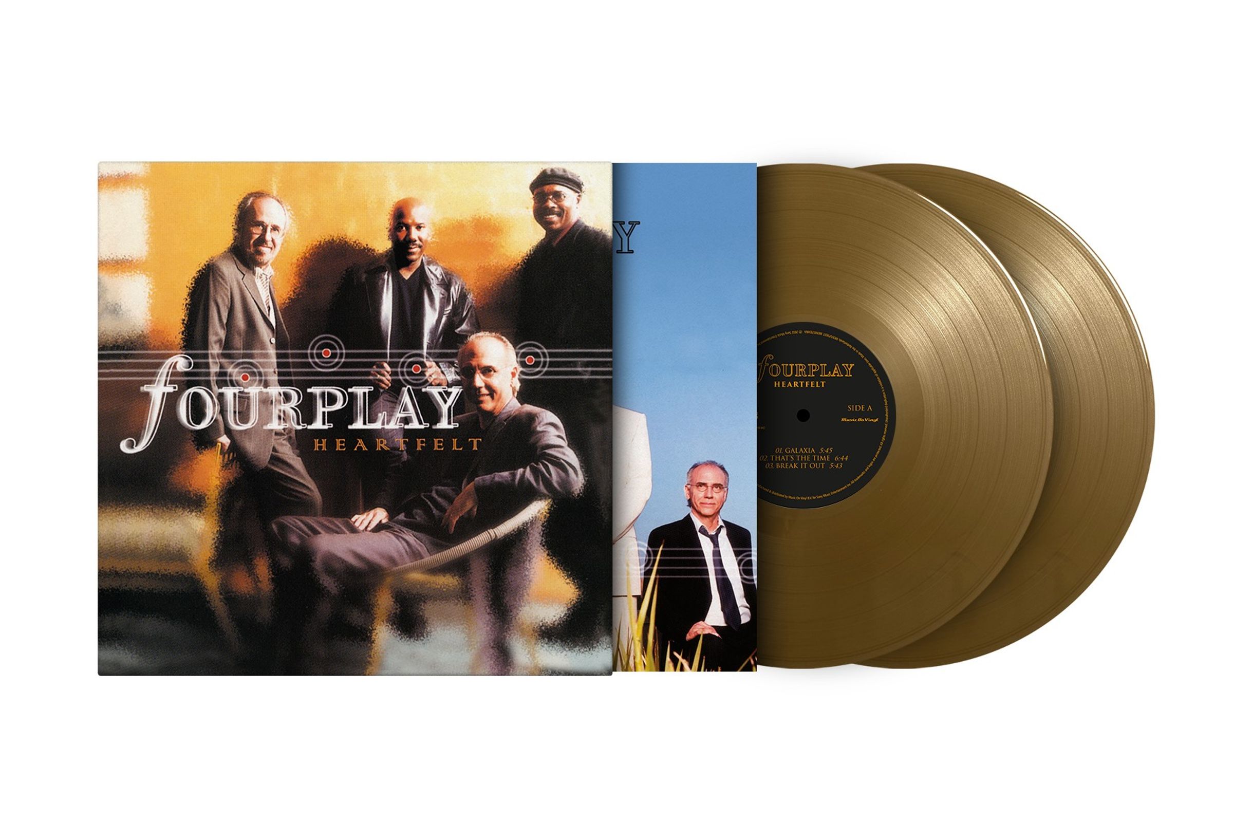 Fourplay – Heartfelt (180g) (Limited Numbered Edition) (Gold Vinyl) — barcode 8719262036062