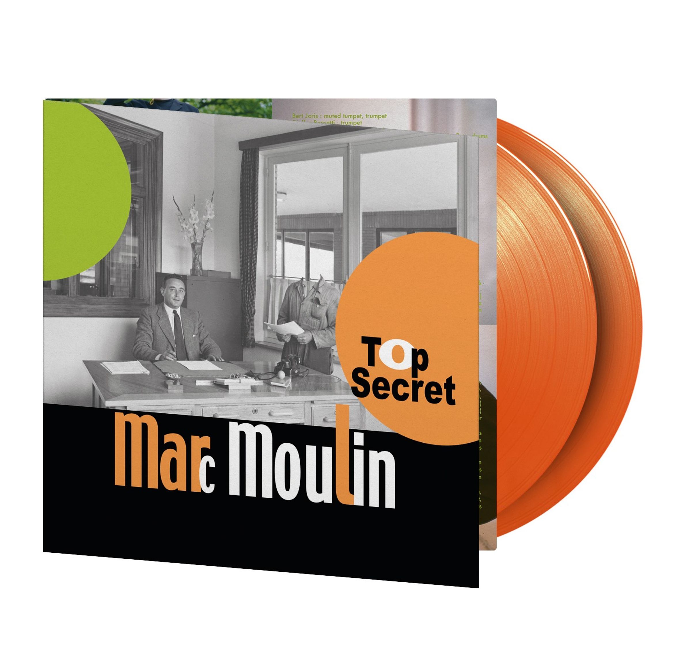 Marc Moulin – Top Secret (180g) (Limited Numbered Expanded Edition) (Orange Vinyl) — barcode 8719262036840