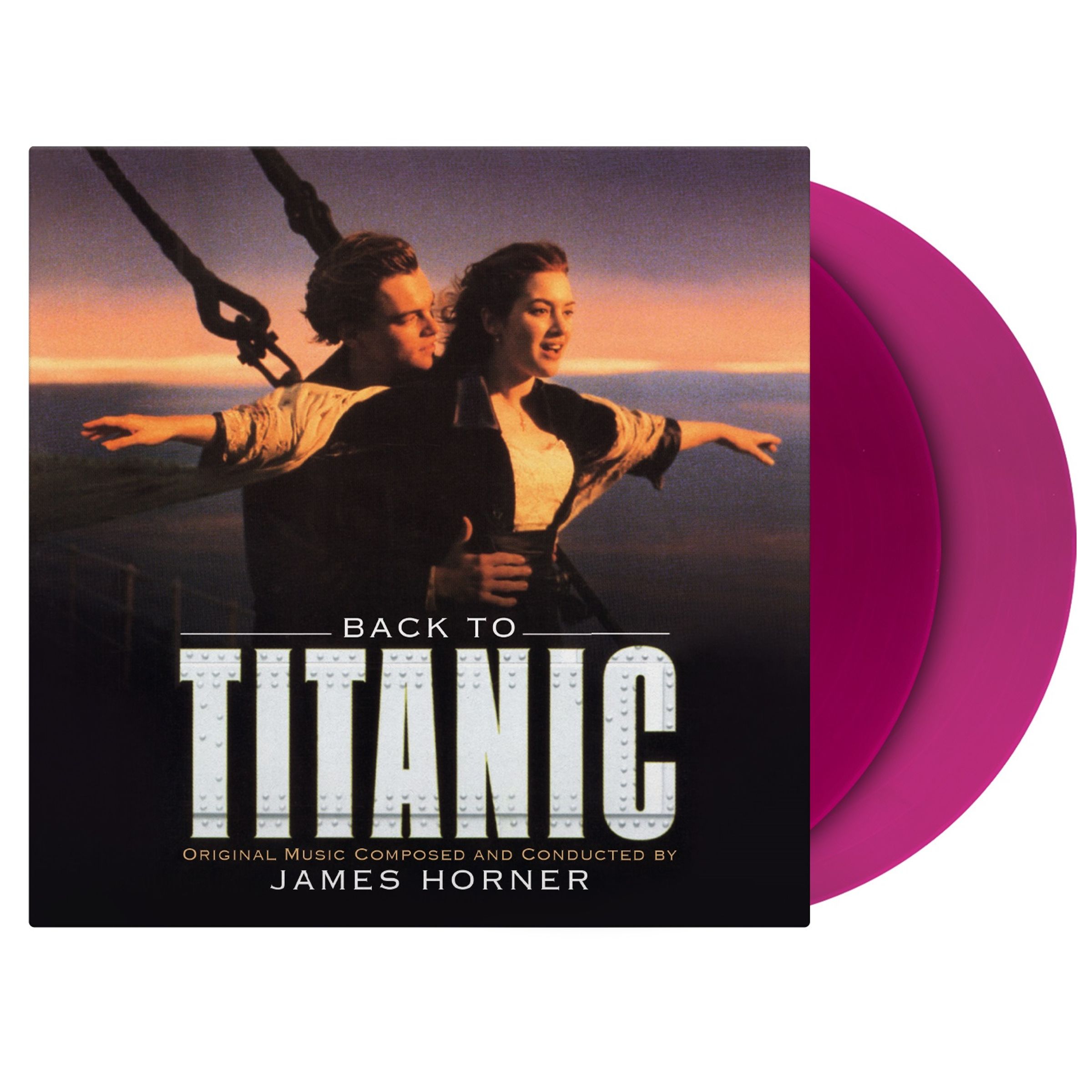 James Horner – Back To Titanic (180g) (Limited Numbered Edition) (Violet Vinyl) — barcode 8719262037991