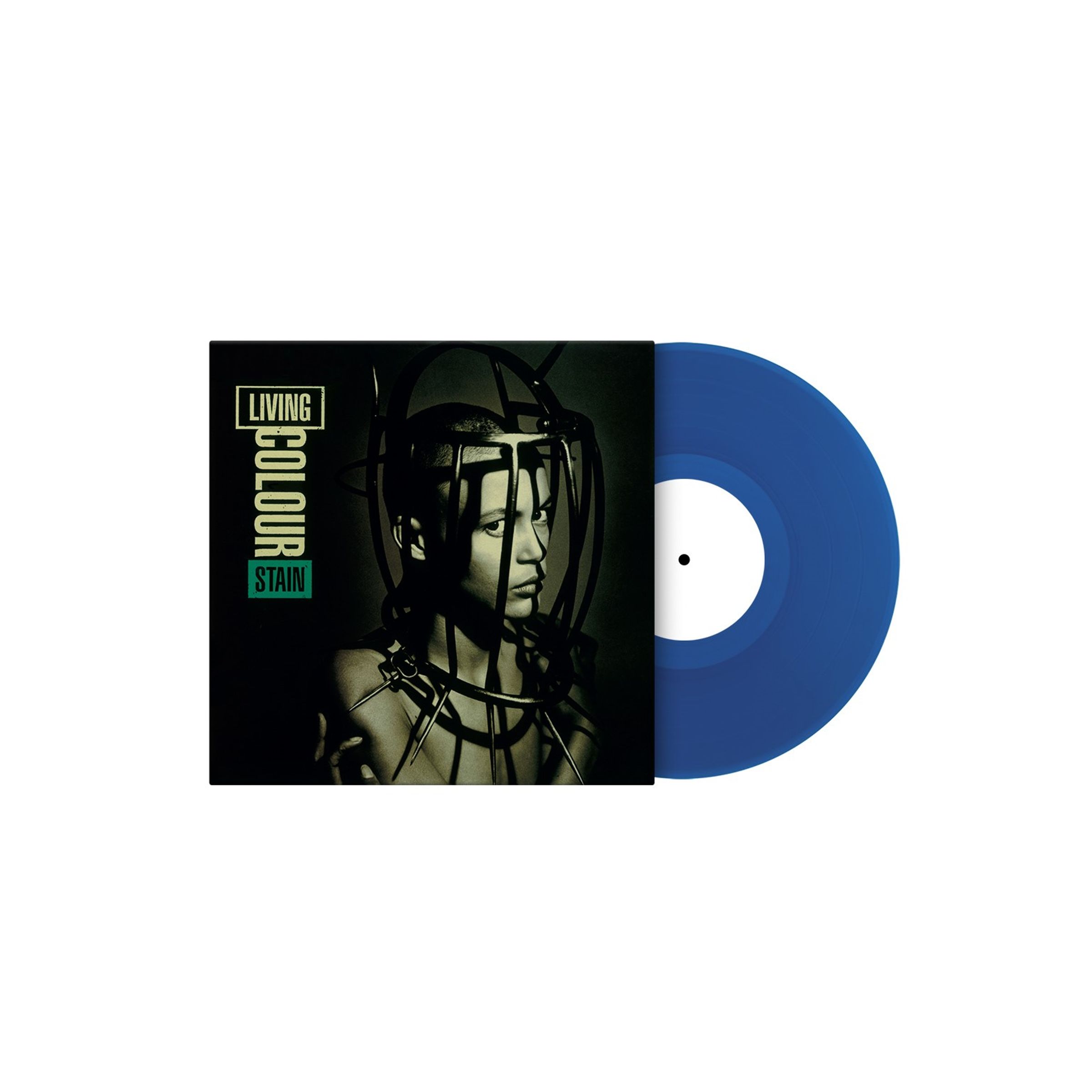 Living Colour – Stain (180g) (Limited Numbered Edition) (Translucent Blue Vinyl) — barcode 8719262038219