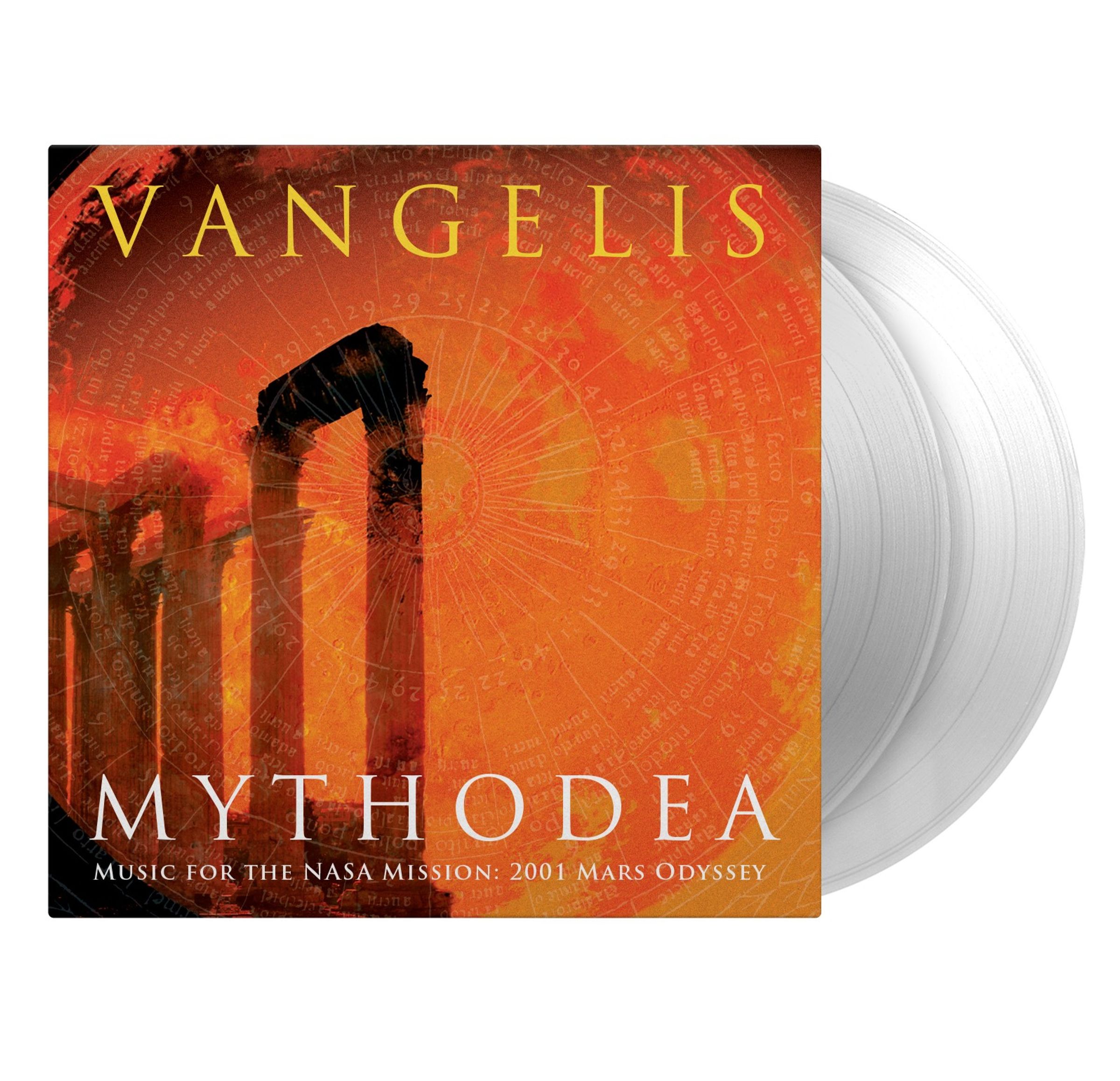 Vangelis – Mythodea - Music For The NASA Mission: 2001 Mars Odyssey (180g) (Limited Edition) (Crystal Clear Vinyl) — barcode 8719262039360
