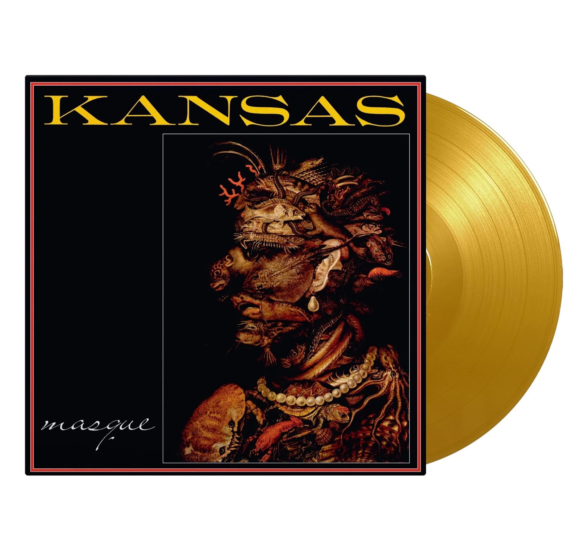 Kansas – Masque (50th Anniversary) (180g) (Limited Numbered Edition) (Yellow Vinyl) — barcode 8719262039582