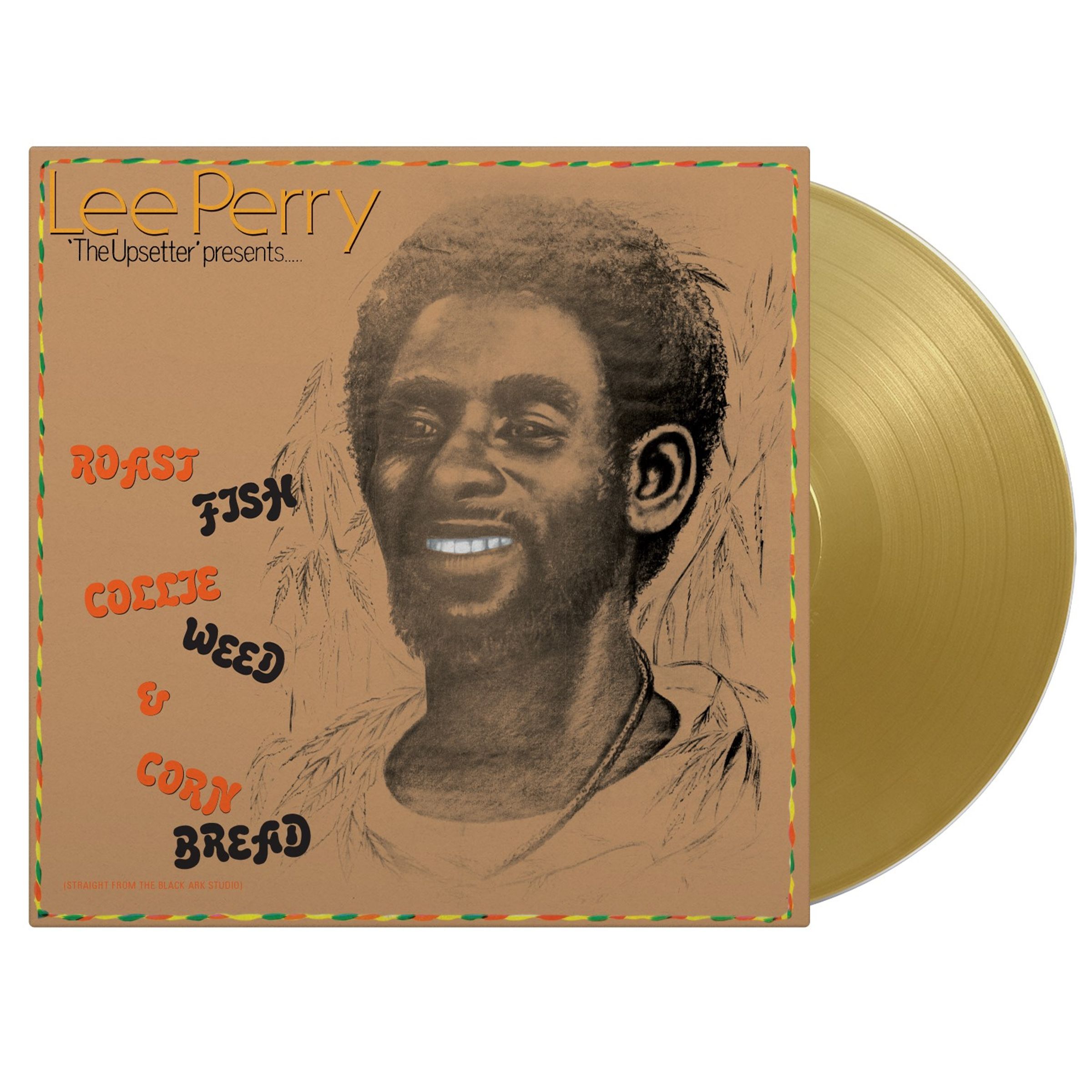 Lee 'Scratch' Perry – Roast Fish, Collie Weed & Corn Bread (180g) (Limited Numbered Edition) (Gold Vinyl) — barcode 8719262039926