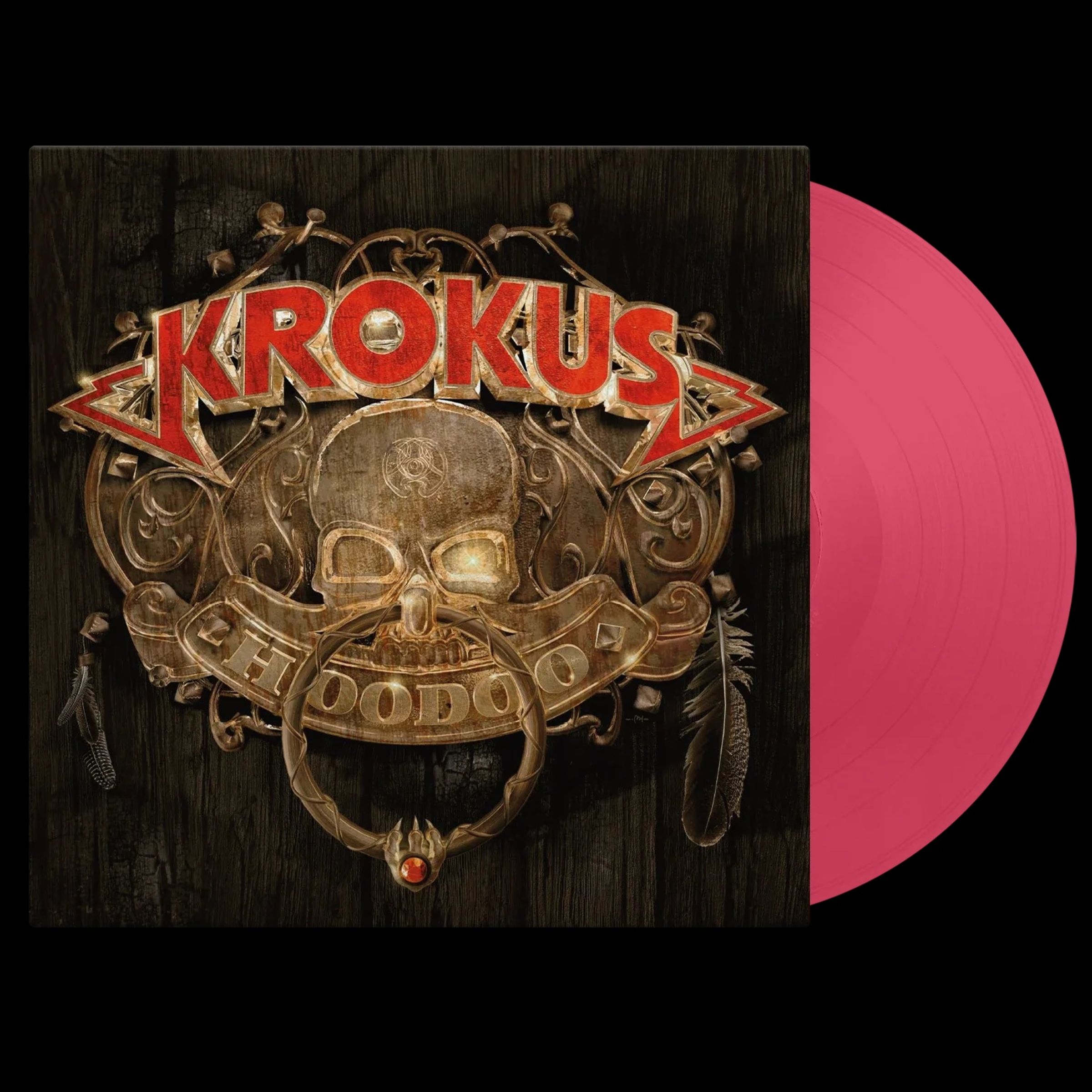 Krokus – Hoodoo (180g) (Limited Numbered Edition) (Translucent Red Vinyl) — barcode 8719262040144