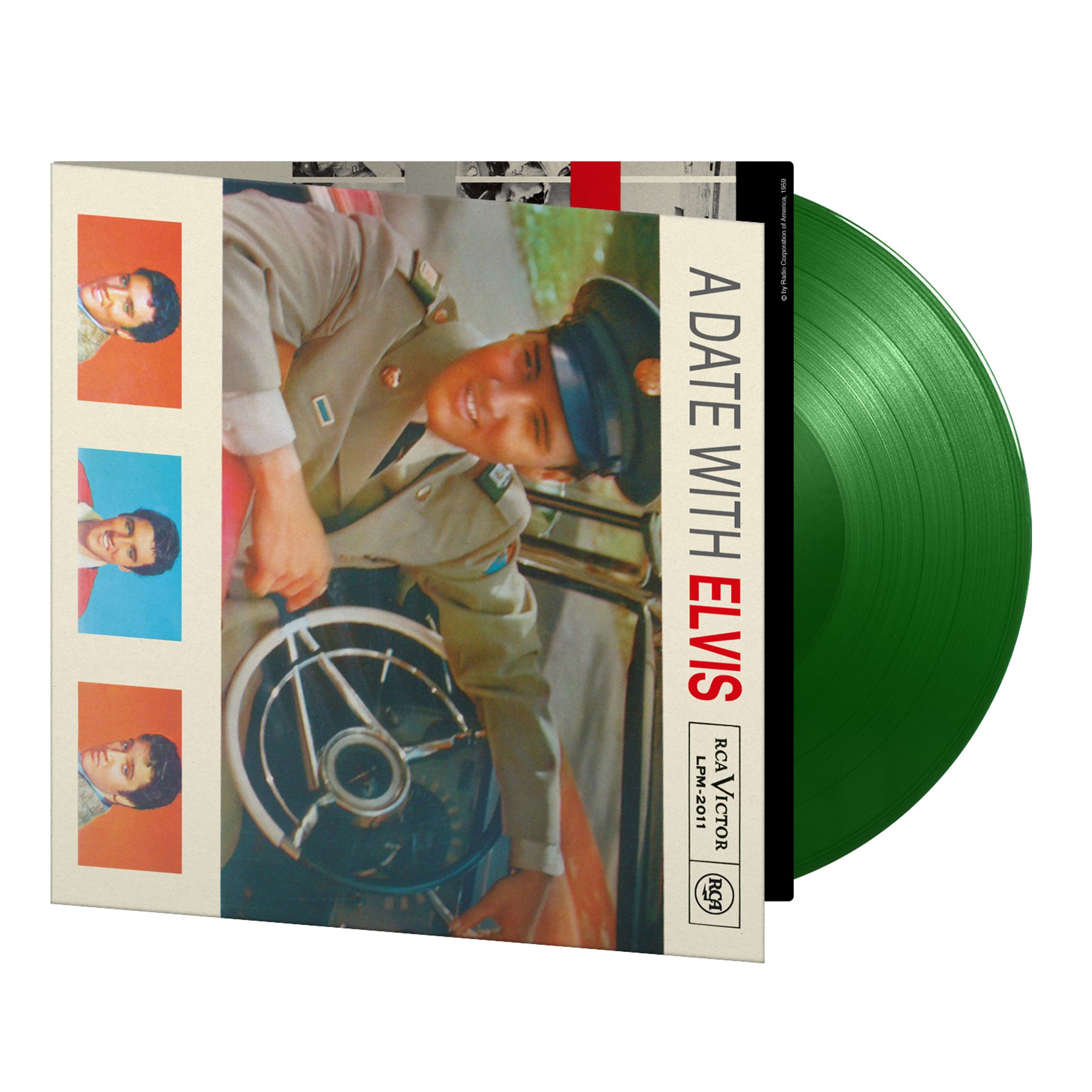 Elvis Presley – A Date With Elvis (180g) (Limited Numbered Edition) (Light Green Vinyl) — barcode 8719262040281
